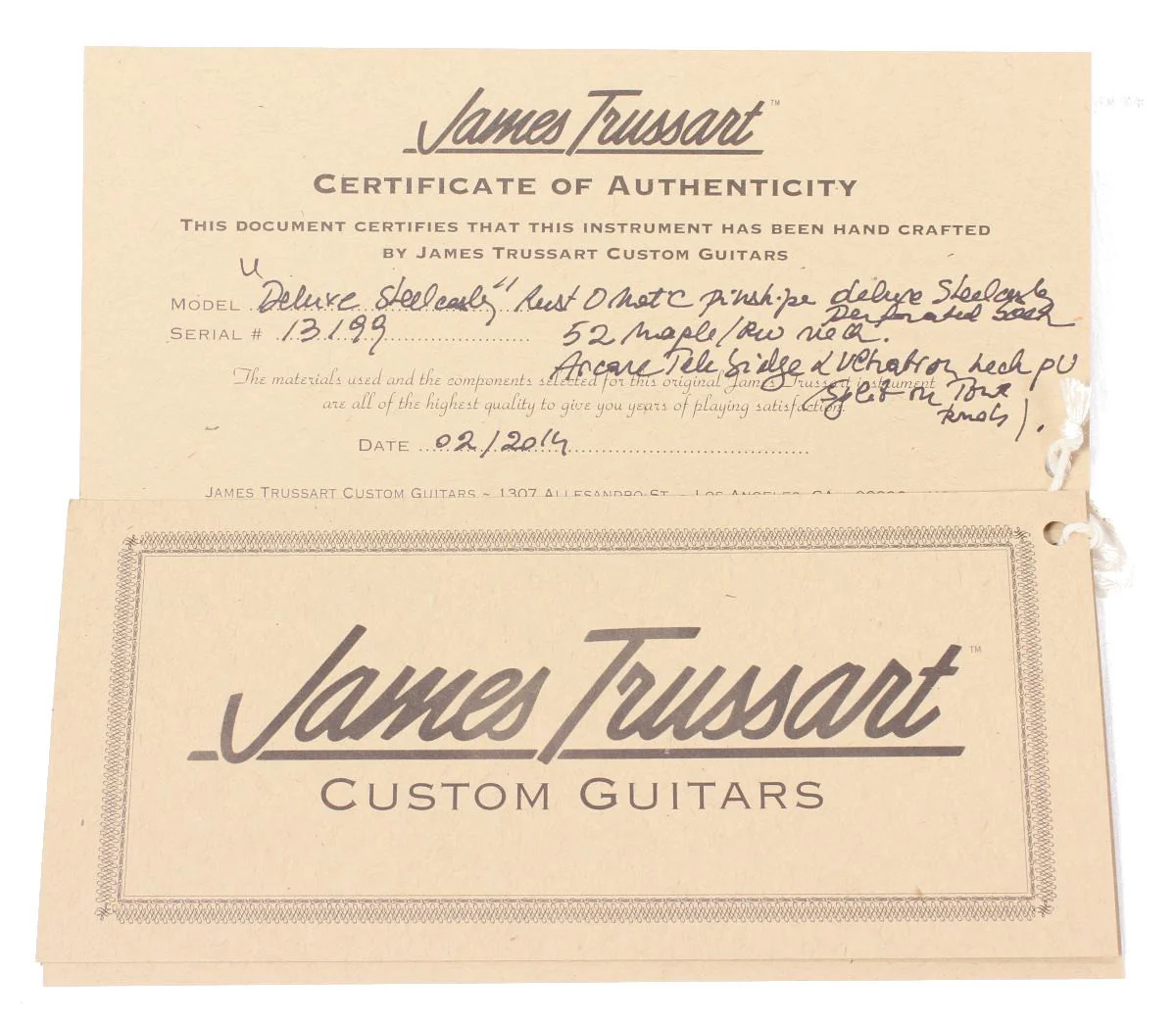 Trussart Deluxe Steelcaster Pinstripe - Dark - Image 4