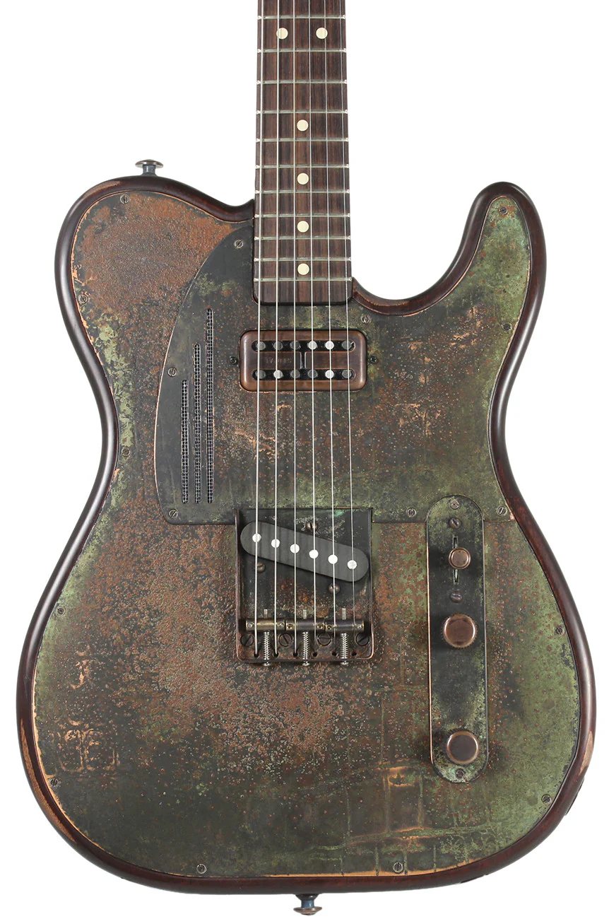 Trussart Deluxe SteelTopCaster - Titanic Green Gator - Image 3