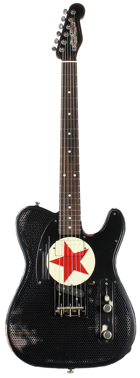 Trussart Steelcaster - Holey Black Star - Image 2