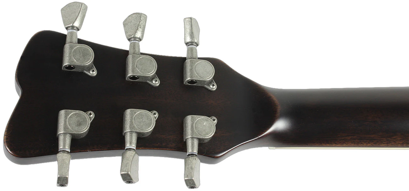 Trussart SteelDeville Guitar in Titanic Green Snakeskin - Image 9