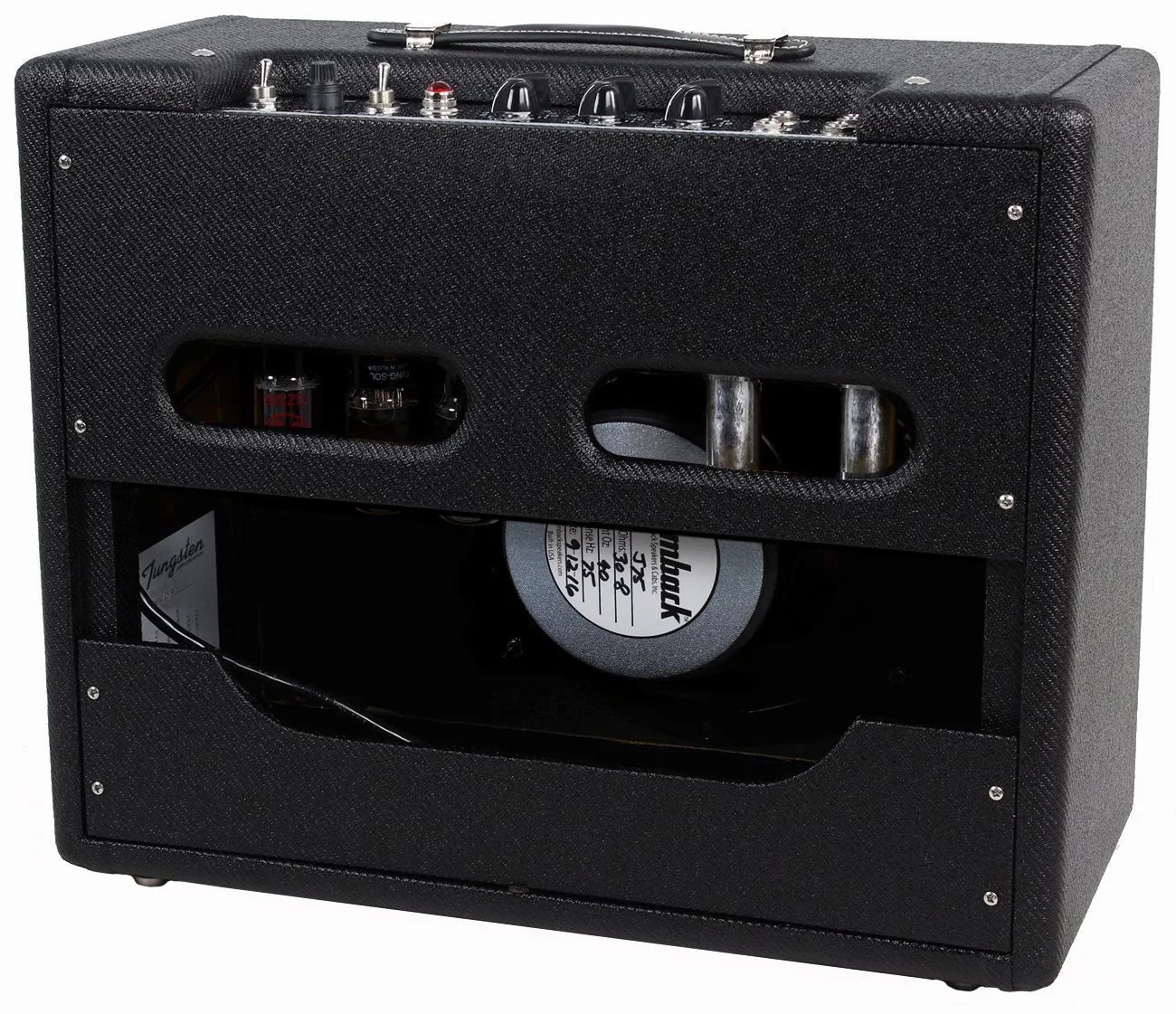 Tungsten Crema Wheat Amp - Black Lacquered Tweed - Image 2