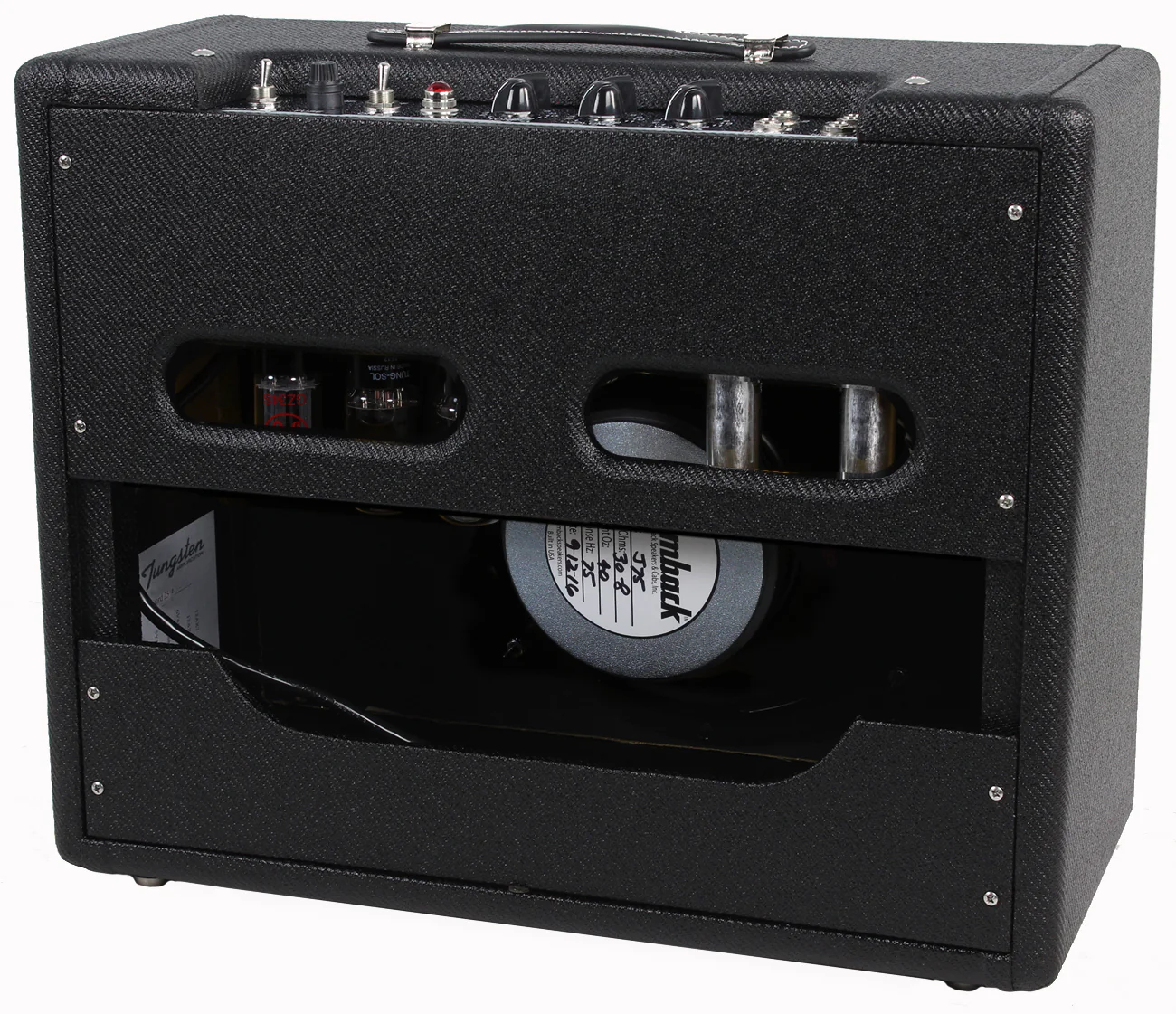 Tungsten Oxnard 12 1x12 Combo Amp - Black Lacquered Tweed - Image 2