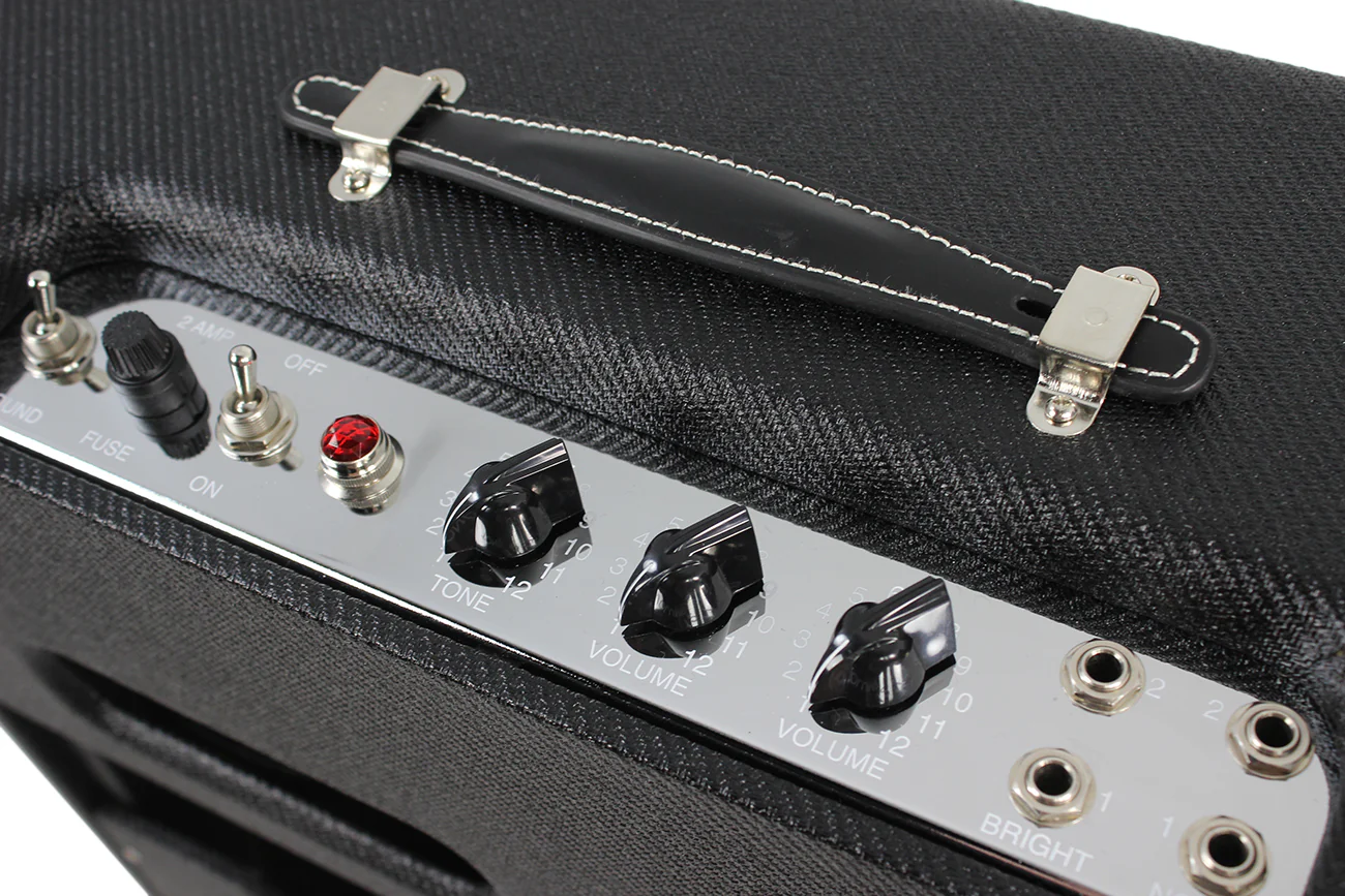 Tungsten Oxnard 12 1x12 Combo Amp - Black Lacquered Tweed - Image 4