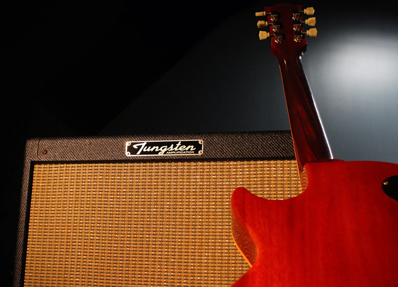 Tungsten Oxnard 12 1x12 Combo Amp - Black Lacquered Tweed - Image 6