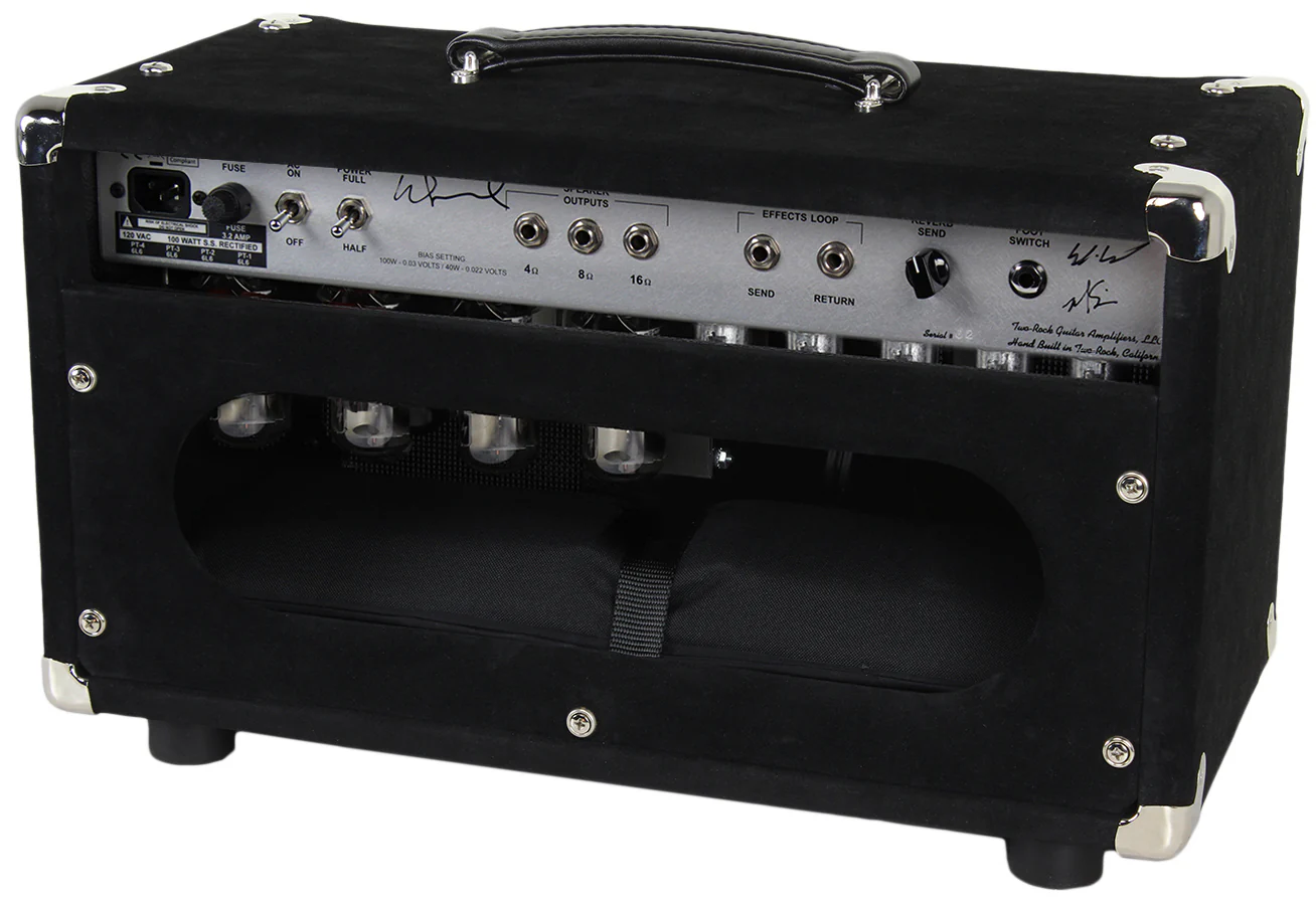 Two-Rock Bloomfield Drive 100/50 Head, 2x12 Cab, Black Suede - Image 2