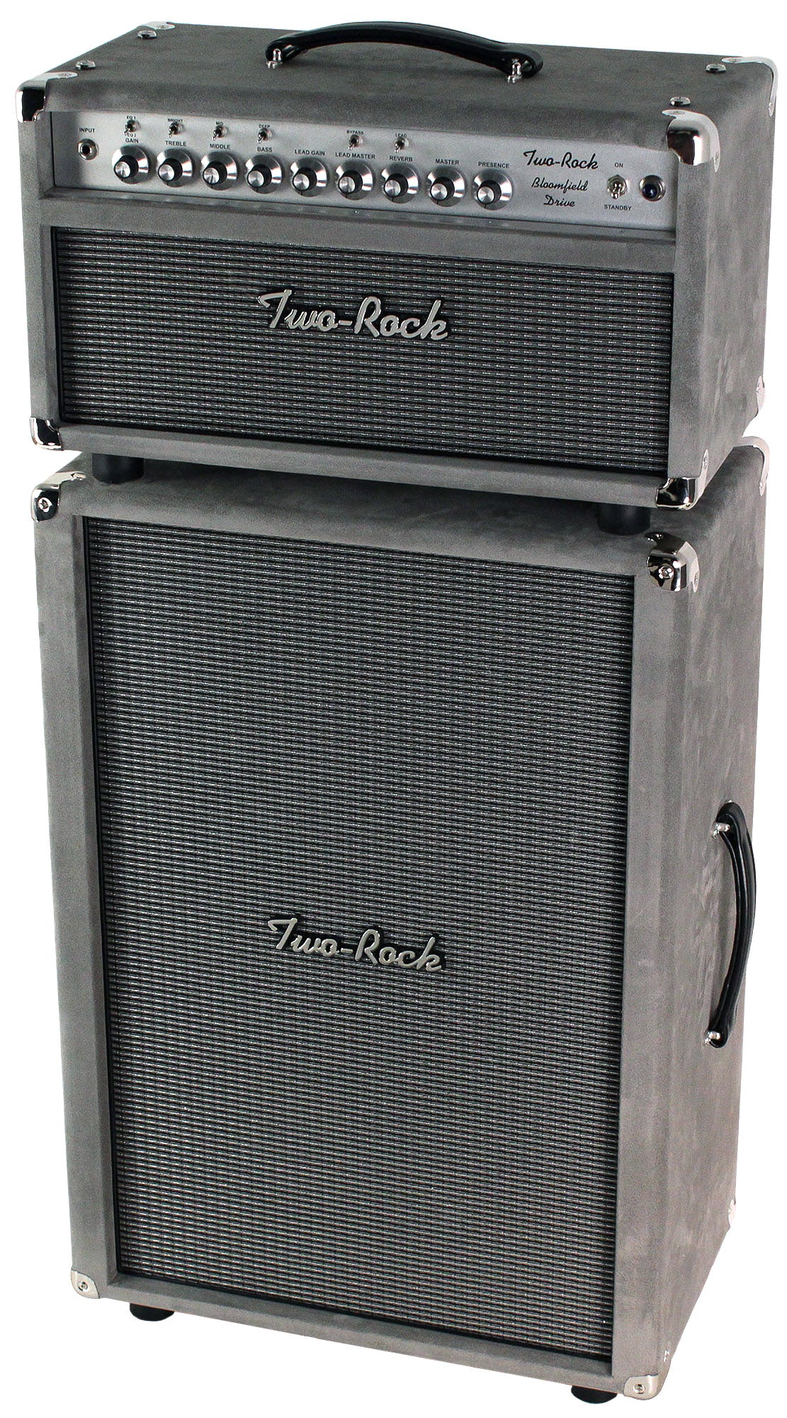 Two-Rock Bloomfield Drive 100/50 Head, 2x12 Cab, Silver Suede - Image 2
