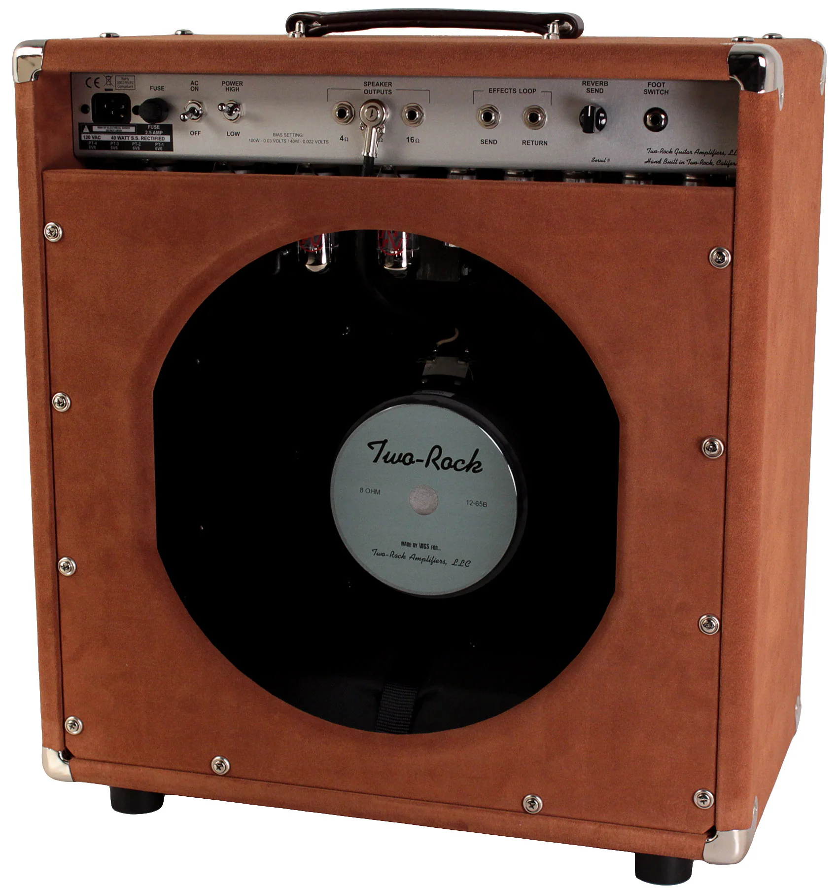 Two-Rock Bloomfield Drive 40/20 Combo, Tobacco Suede, Cane - Image 2