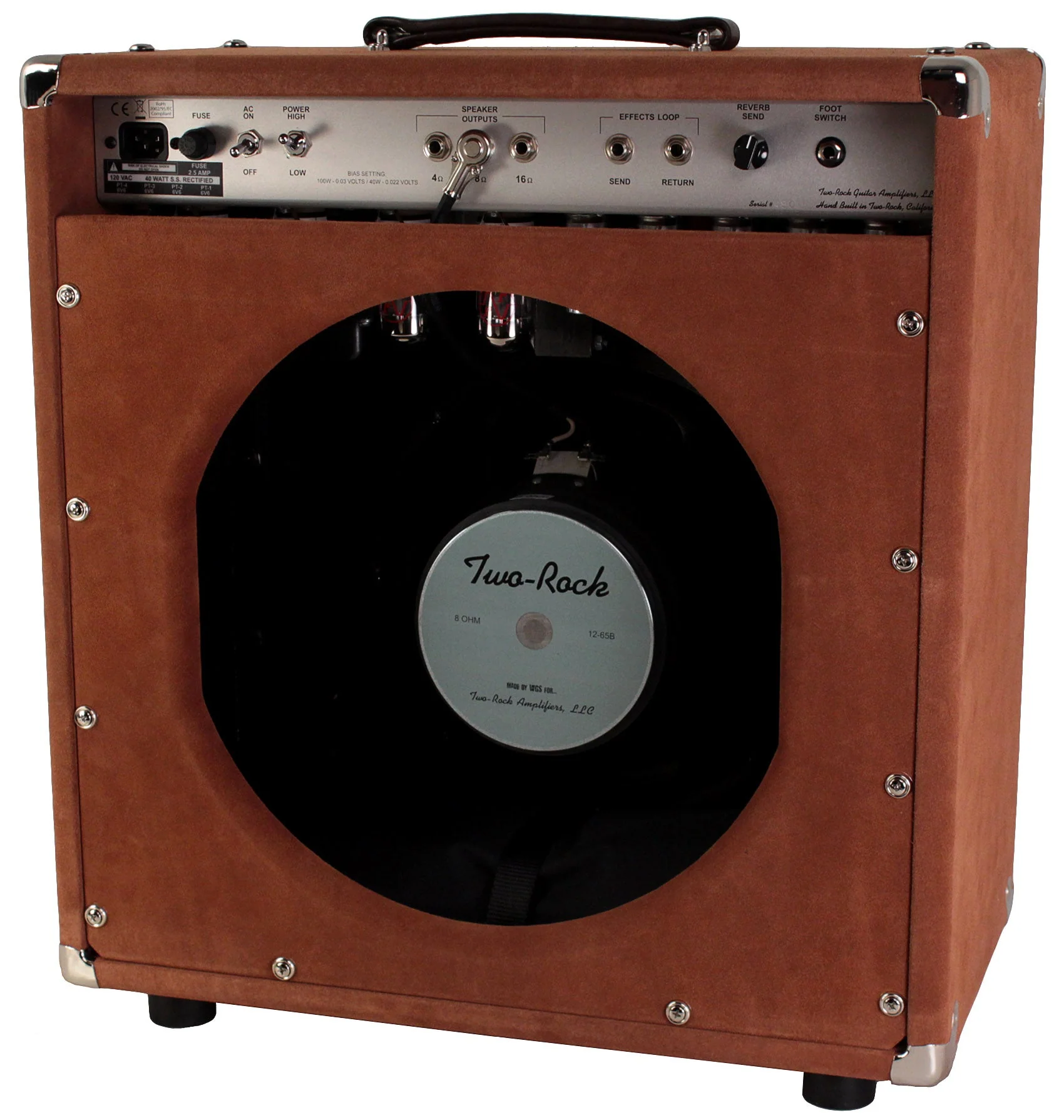 Two-Rock Bloomfield Drive 40/20 Combo, Tobacco Suede, Cane - Image 2