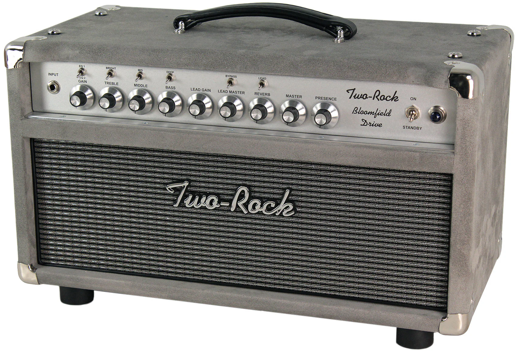 Two-Rock Bloomfield Drive 40/20 Head, 2x12 Cab, Silver Suede - Image 3