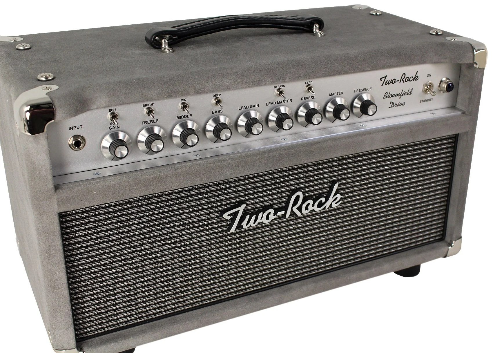 Two-Rock Bloomfield Drive 40/20 Head, 2x12 Cab, Silver Suede - Image 4