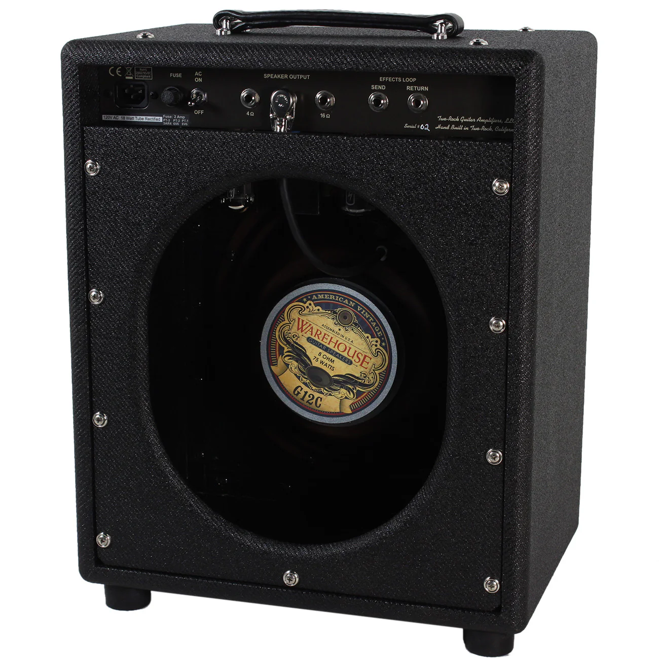 Two-Rock Burnside 1x12 Combo Amp, Black Tweed, Latest Version - Image 2
