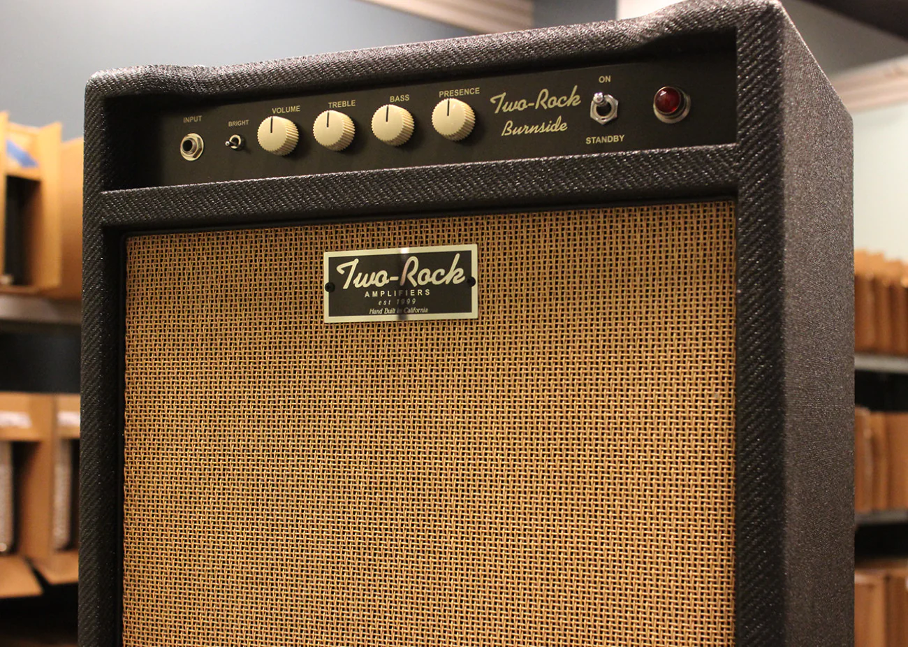 Two-Rock Burnside 1x12 Combo Amp, Black Tweed, Latest Version - Image 6