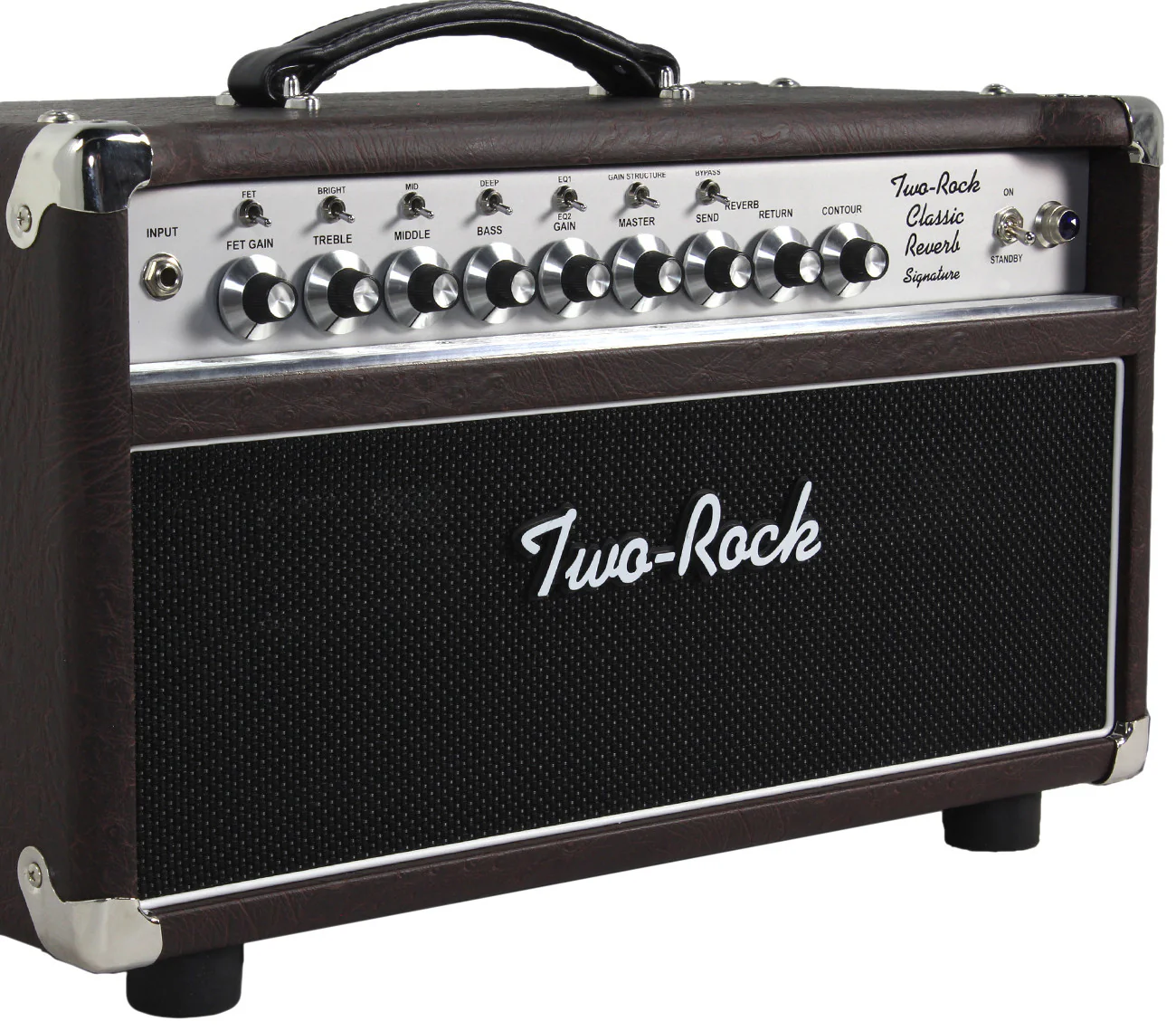Two-Rock Classic Reverb Signature 100/50 Head, Brown Ostrich - Image 3