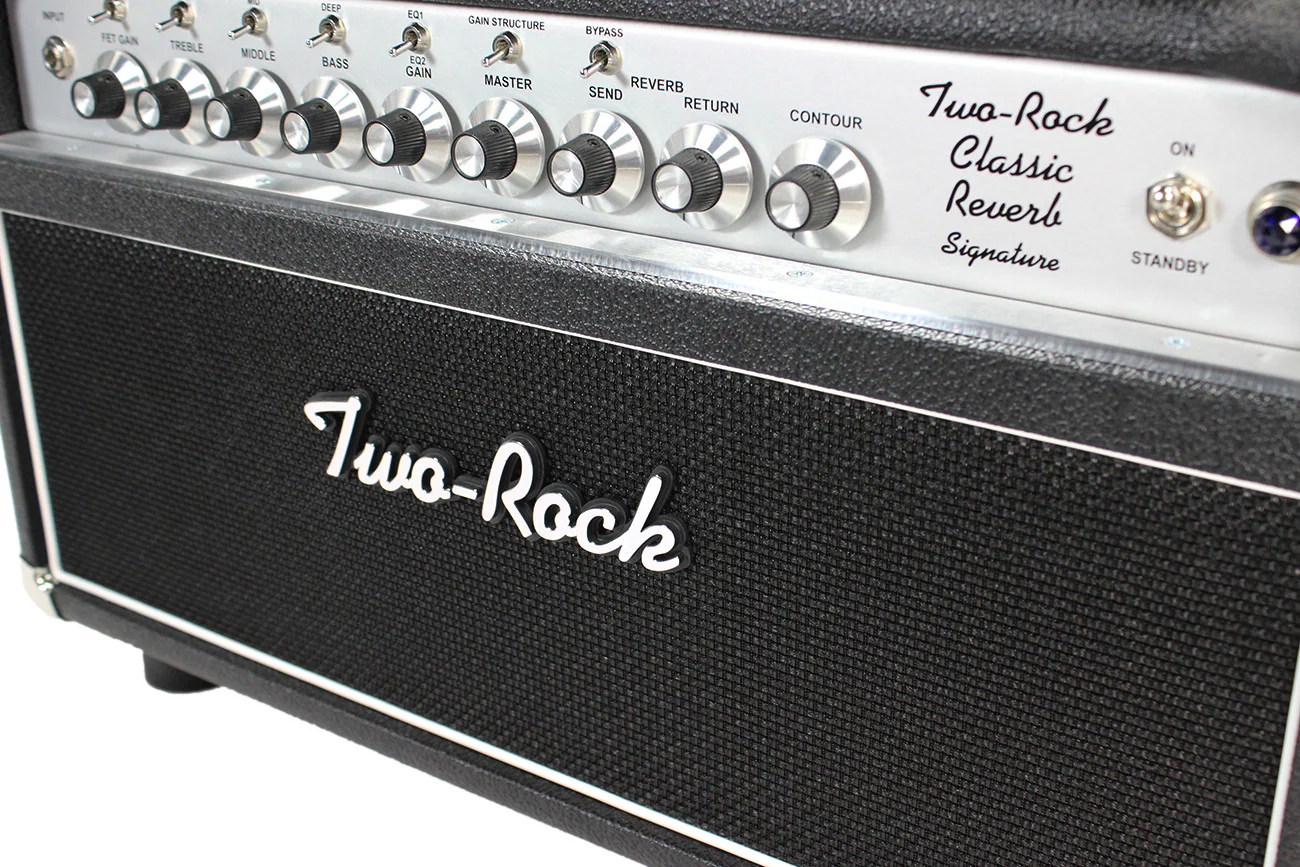 Two-Rock Classic Reverb Signature 100/50 Head, Black, Silverface - Image 4