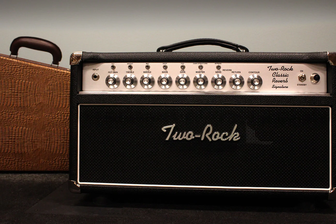 Two-Rock Classic Reverb Signature 100/50 Head, Black, Silverface - Image 8