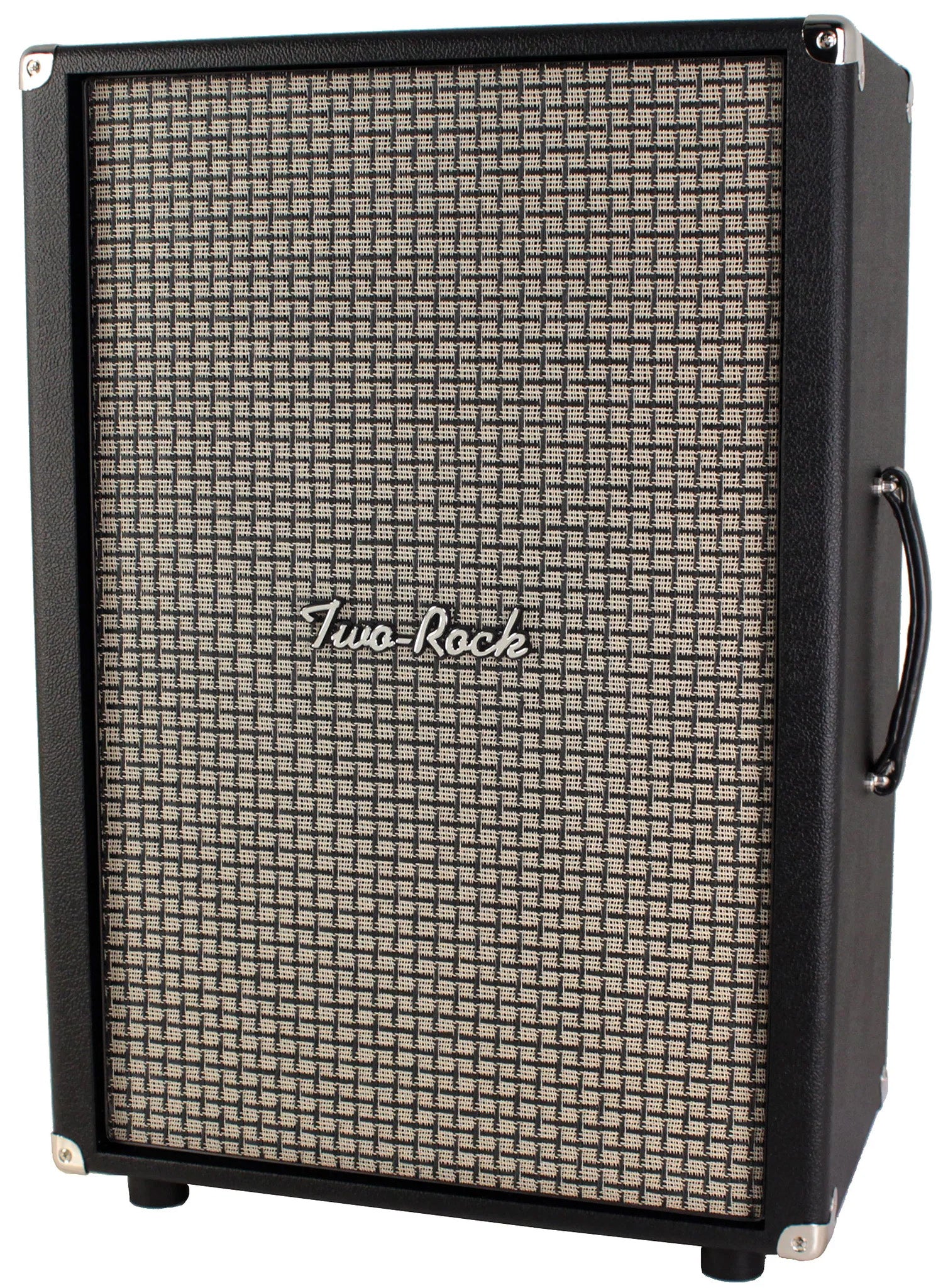 Two-Rock Classic Reverb Signature 100/50 Head, 2x12 Cab, Silverface, Black, Large Check Grille - Image 3