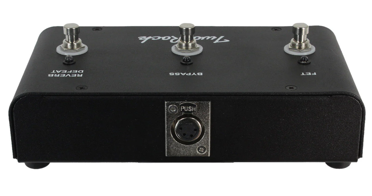 Two-Rock Classic Reverb Signature 100/50 Head, 2x12 Cab, Silverface, Black, Large Check Grille - Image 6