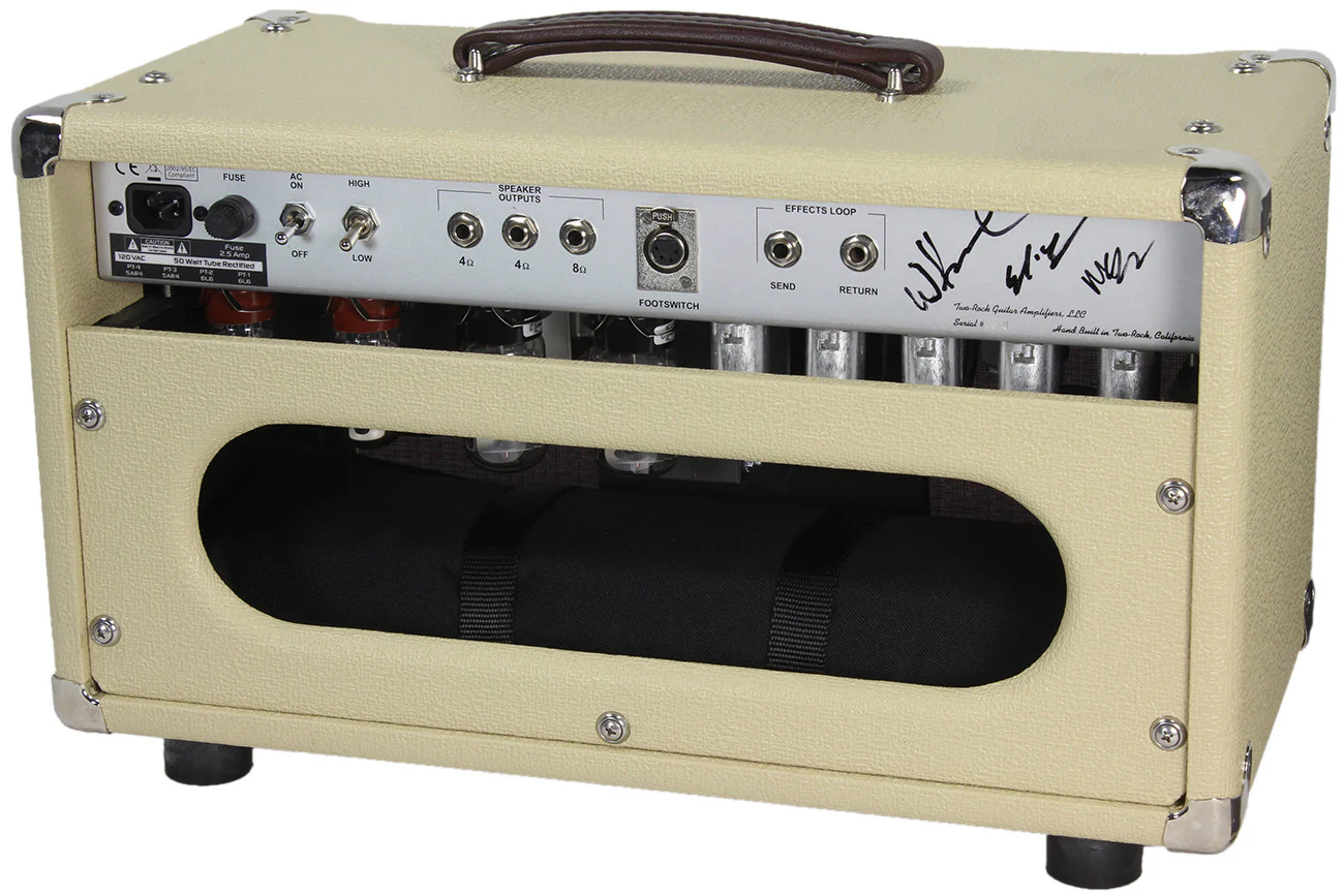 Two-Rock Classic Reverb Signature 50 Tube Rectified Head, Blonde, Blackface - Image 2