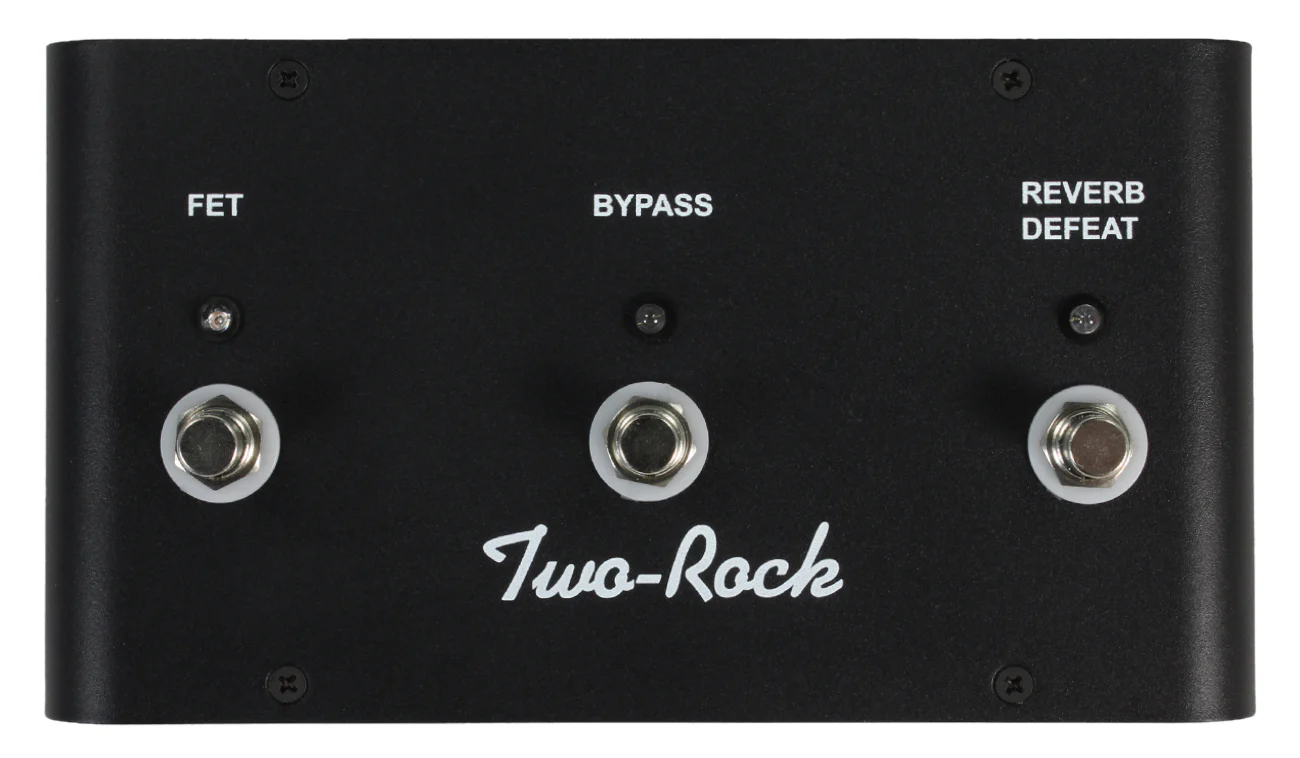 Two-Rock Classic Reverb Signature 50 Tube Rectified Head, 2x12 Cab, Black Suede - Image 5