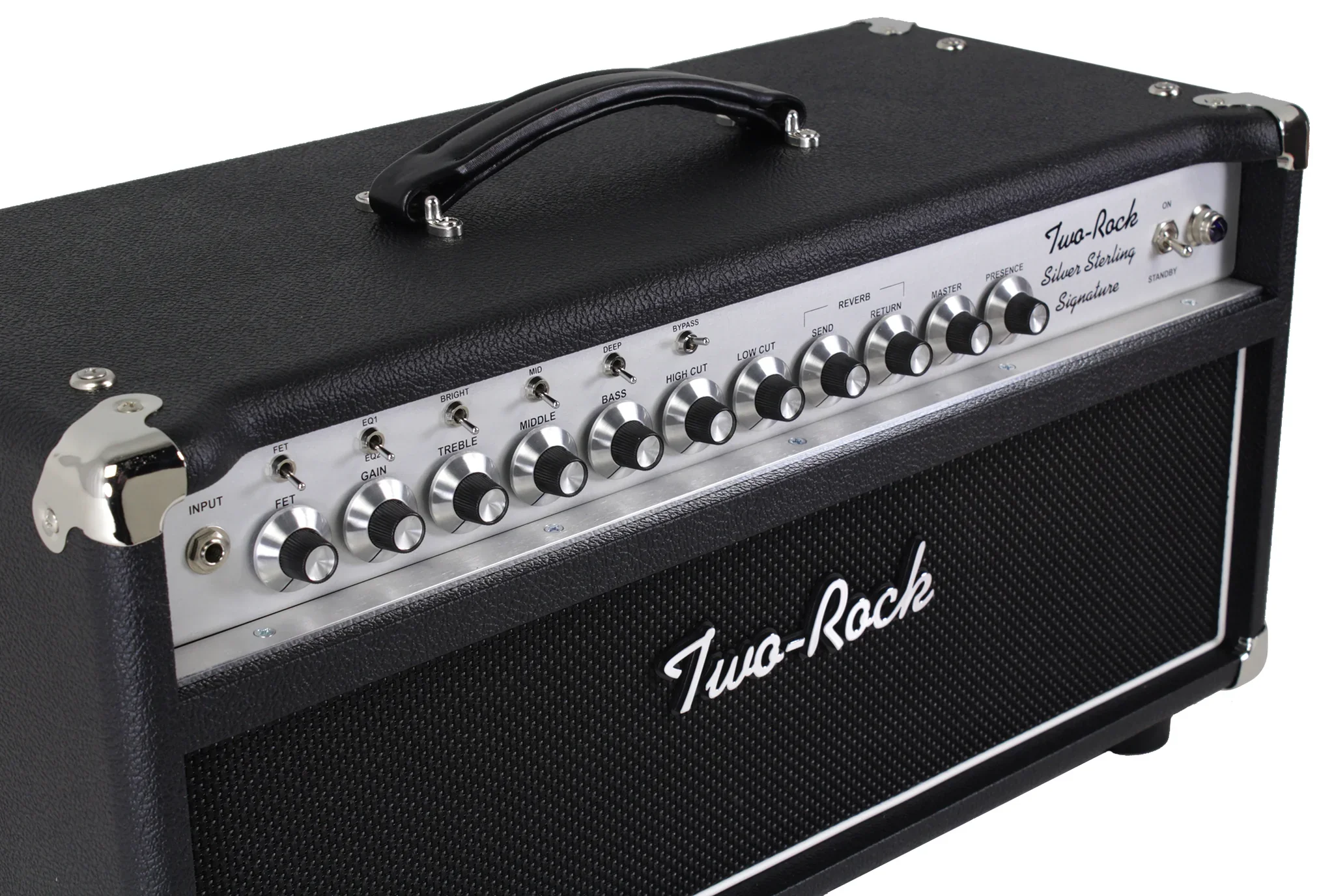 Two-Rock Silver Sterling Signature 100/50 Head, 2x12 SSS Cab, Black - Image 4