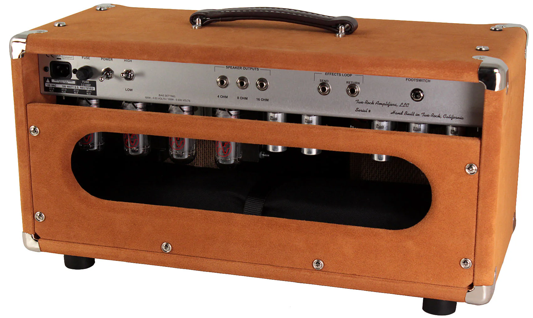 Two-Rock Silver Sterling Signature 100/50 Head, 2x12 SSS Cab, Golden Brown Suede - Image 4