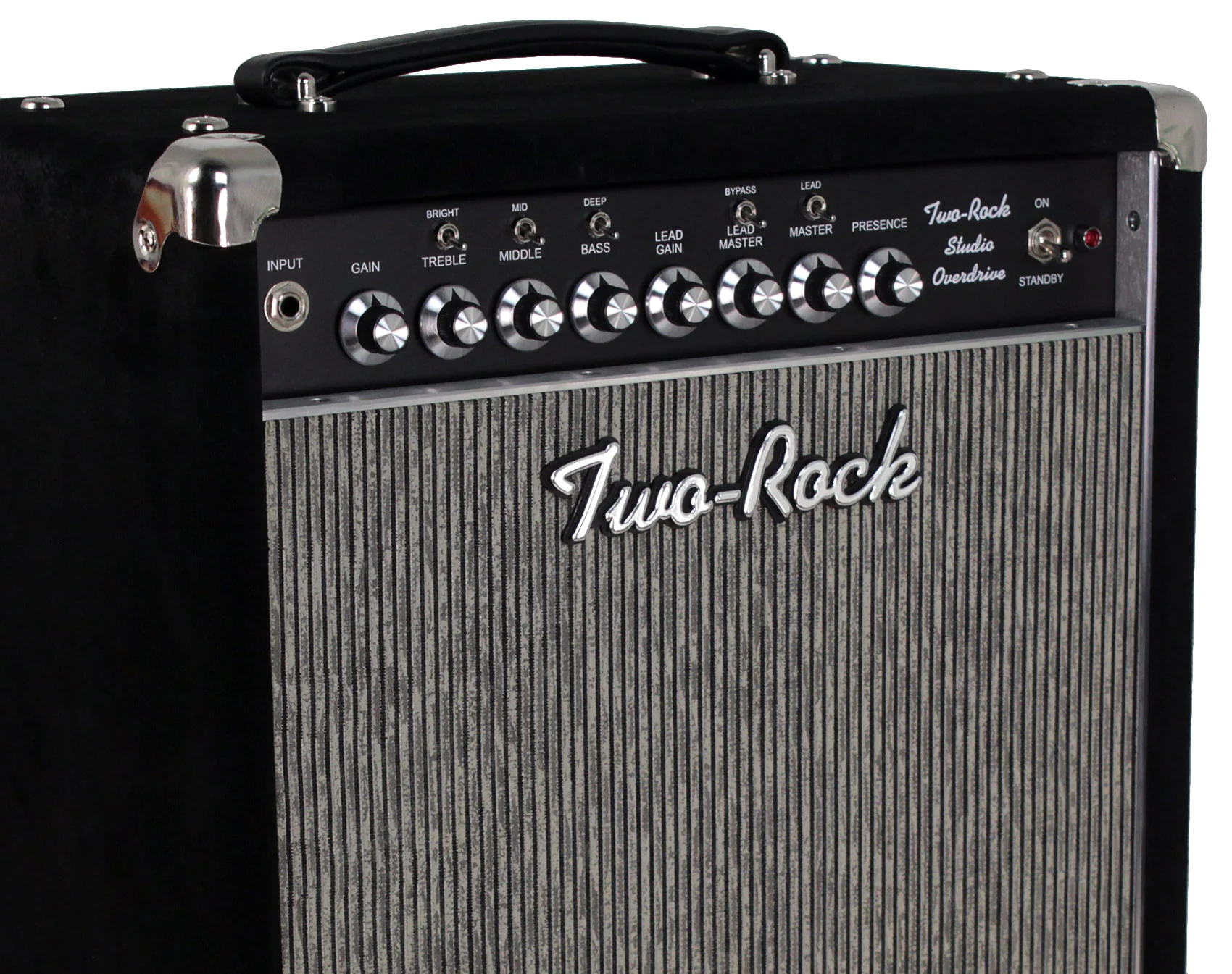 Two-Rock Studio Overdrive 1x12 Combo Amplifier, Black Suede, EC Collins Grille - Image 3