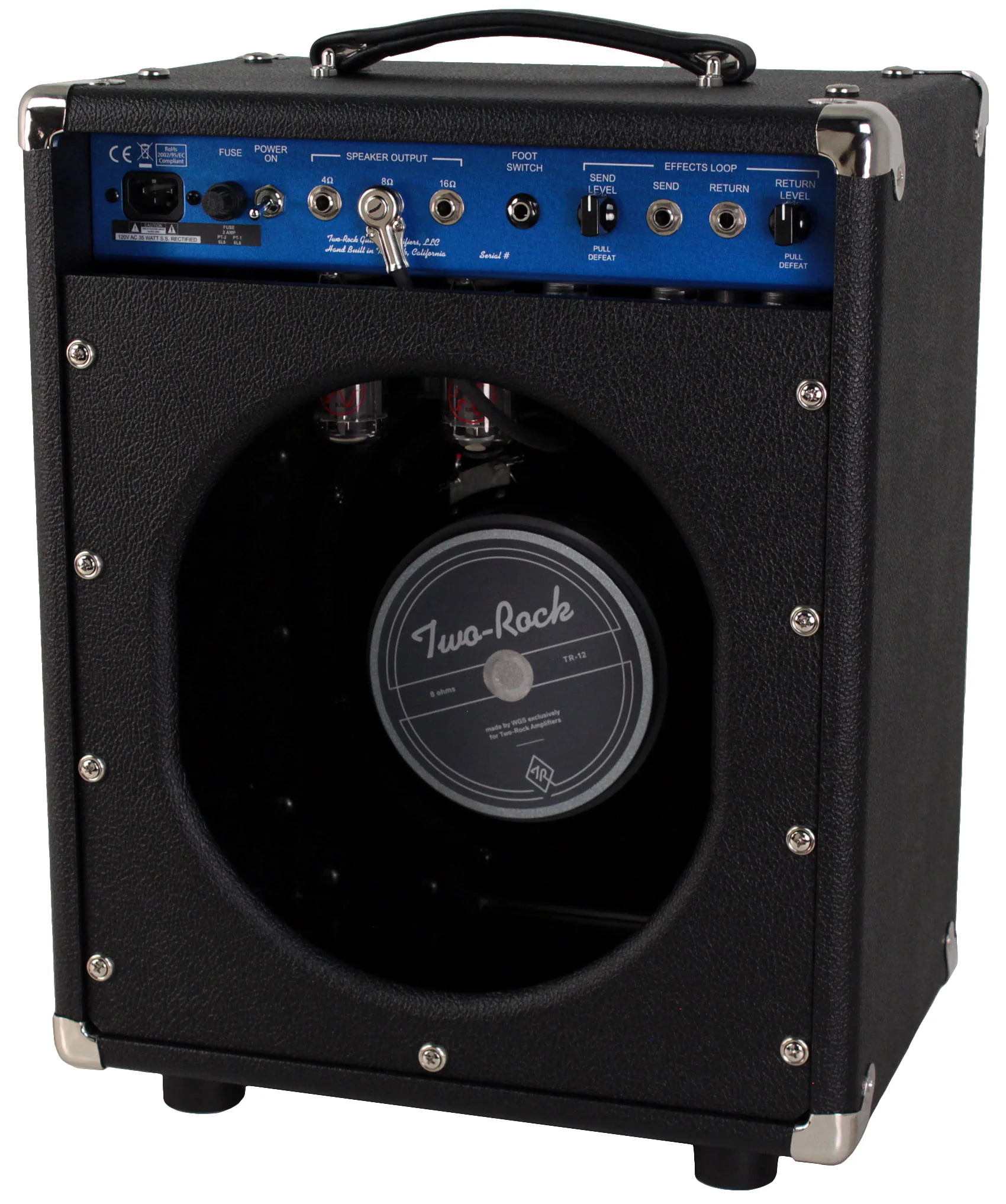 Two-Rock Studio Overdrive 1x12 Combo Amplifier, Blue Face - Image 3