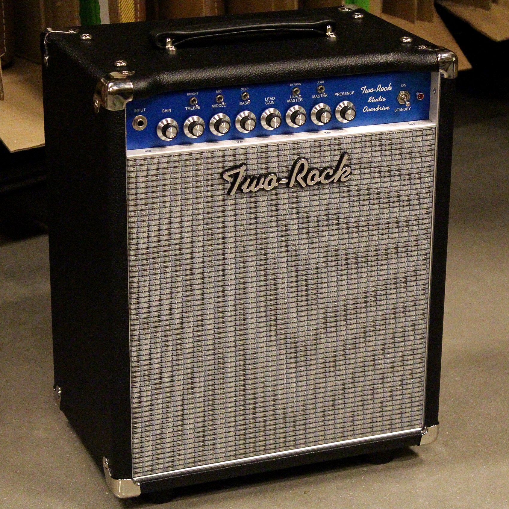 Two-Rock Studio Overdrive 1x12 Combo Amplifier, Blue Face - Image 5