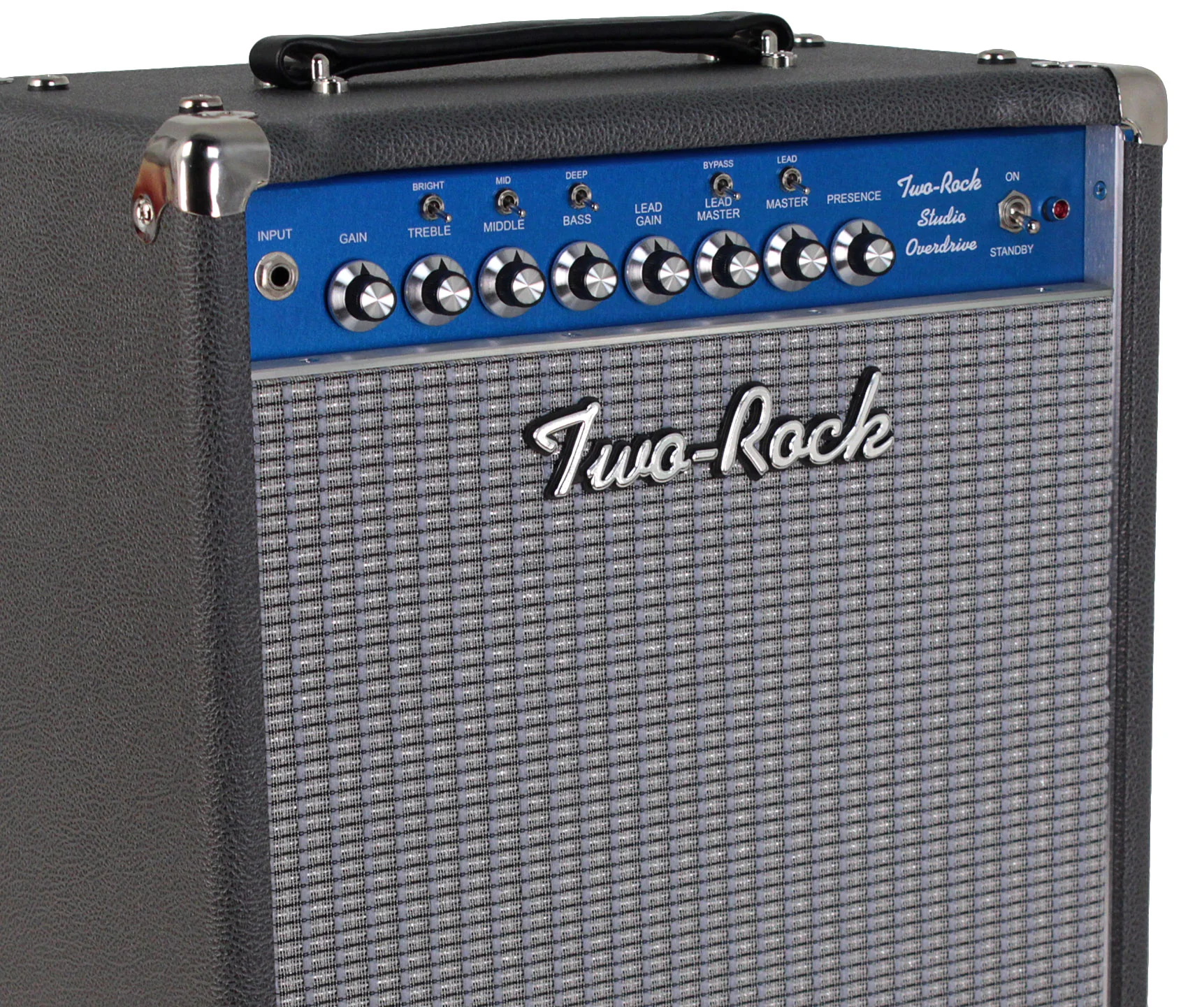 Two-Rock Studio Overdrive 1x12 Combo Amplifier, Blue Face, Slate Grey - Image 3