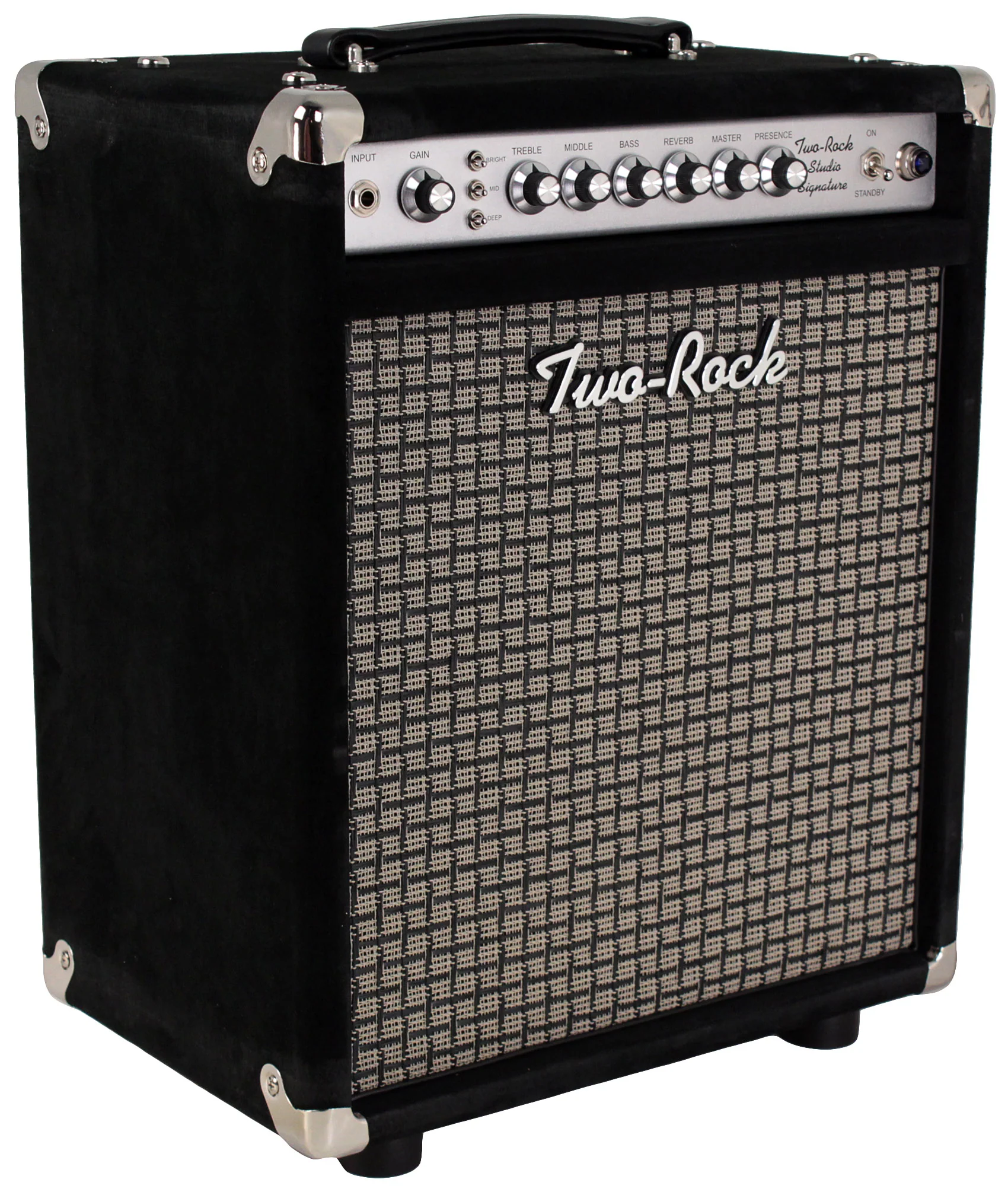 Two-Rock Studio Signature 1x12 Combo Amp, Black Suede, Silverface - Image 3