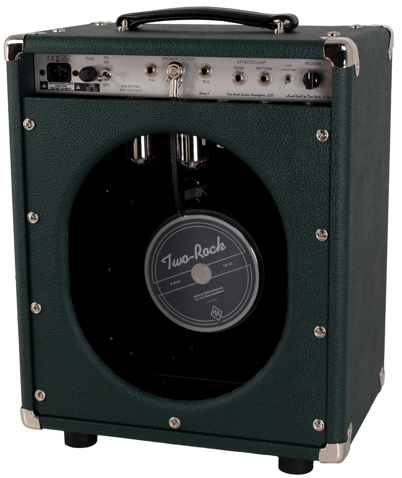 Two-Rock Studio Signature 1x12 Combo Amp, British Racing Green, Large Check - Image 2