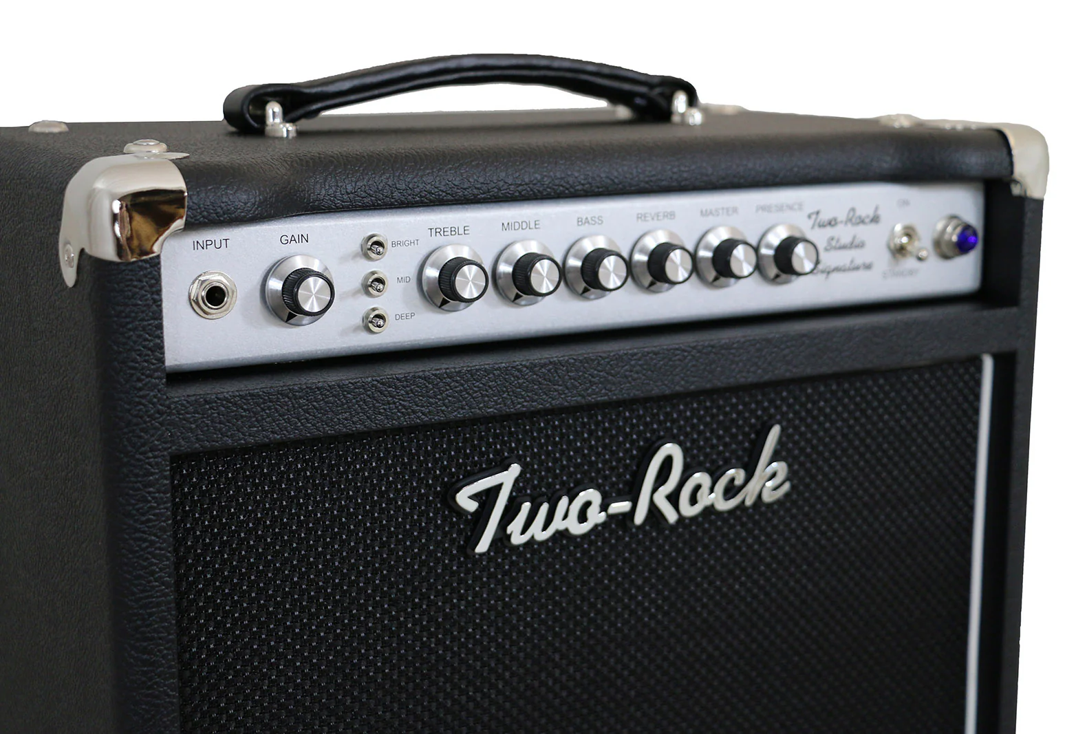 Two-Rock Studio Signature 1x12 Combo Amplifier, Black, Silverface - Image 6