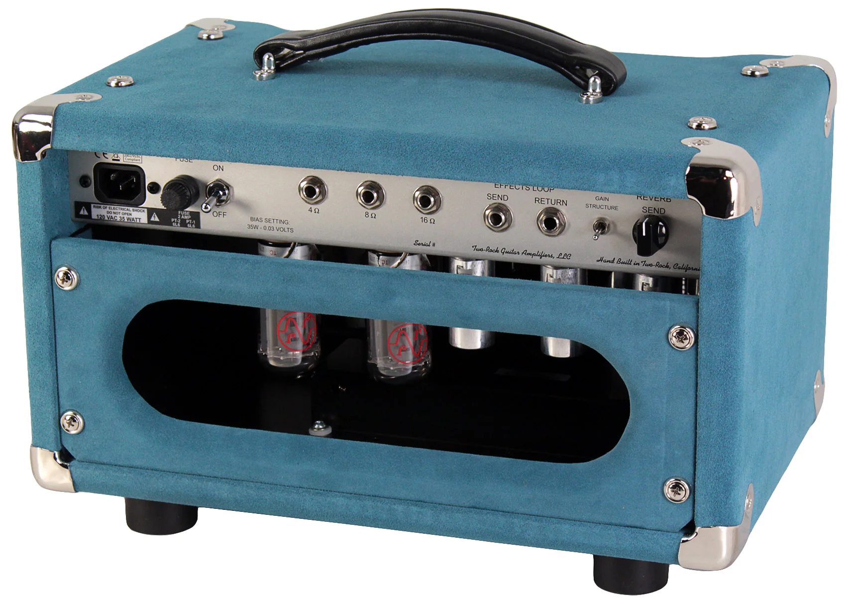 Two-Rock Studio Signature Head, 1x12 Cab, Blue Suede - Image 3