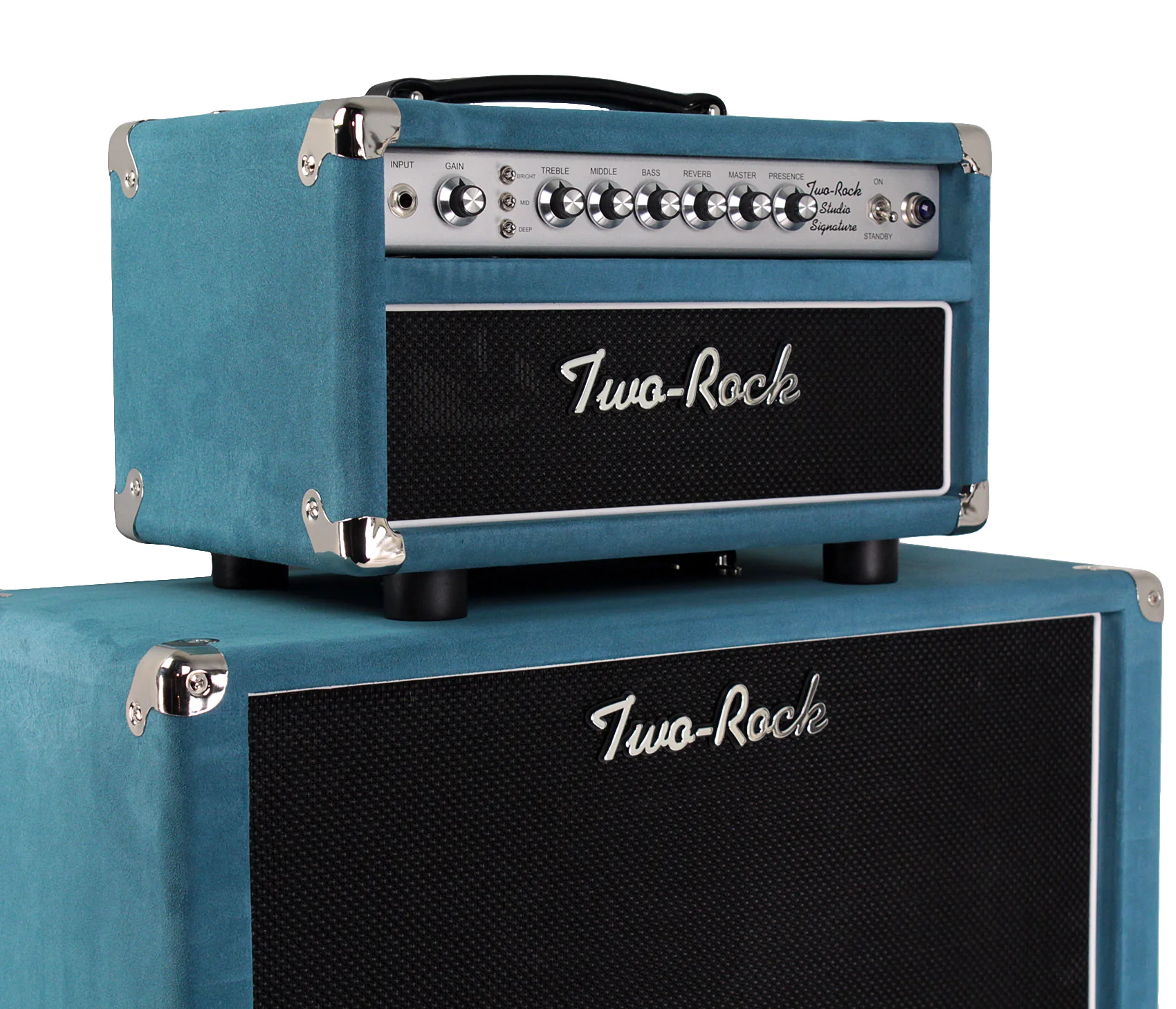 Two-Rock Studio Signature Head, 1x12 Cab, Blue Suede - Image 6