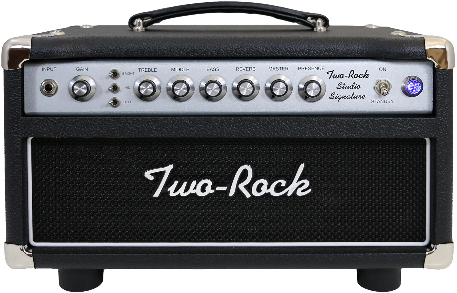 Two-Rock Studio Signature Head, Black, Silverface - Image 4