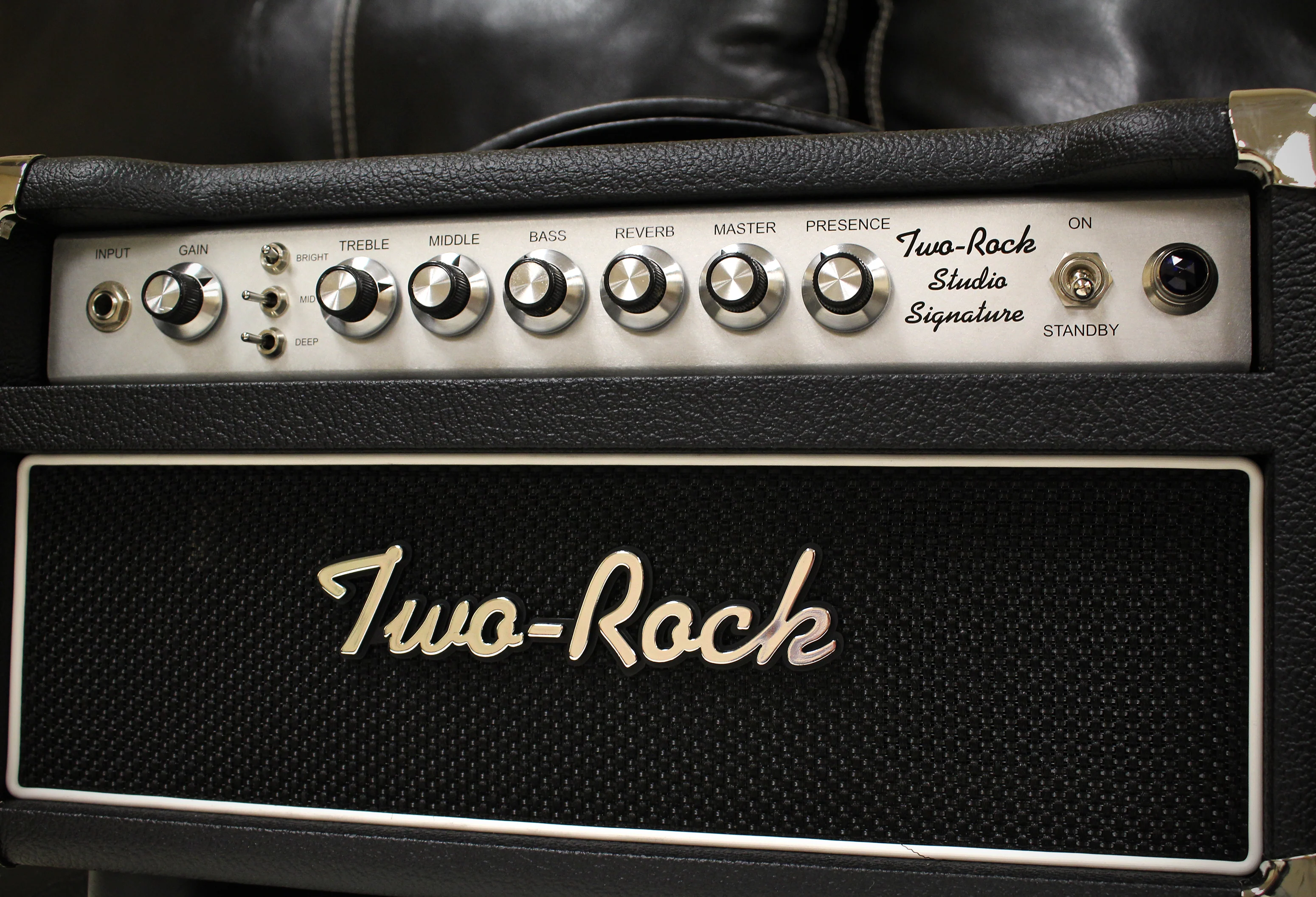 Two-Rock Studio Signature Head, Black, Silverface - Image 6