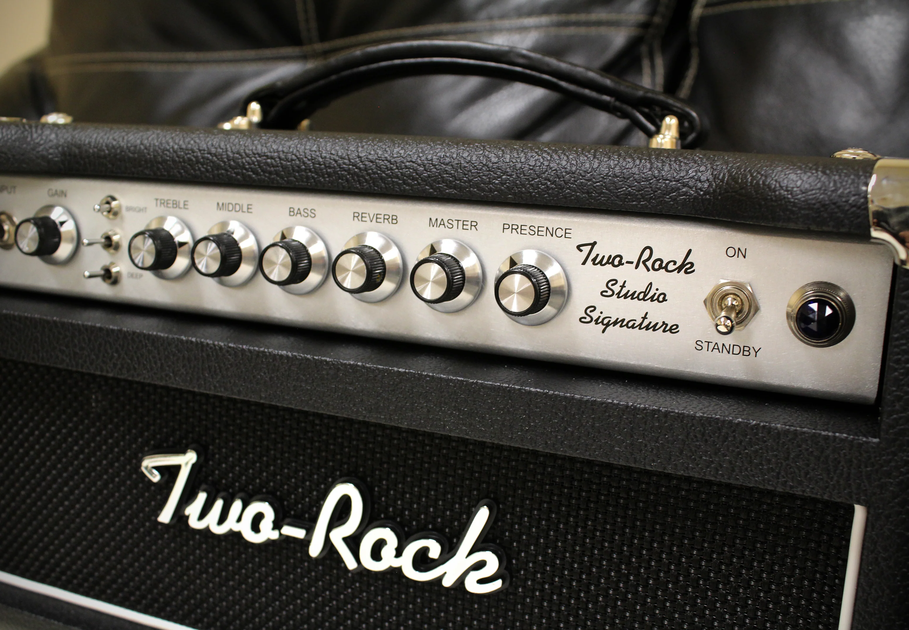 Two-Rock Studio Signature Head, Black, Silverface - Image 7
