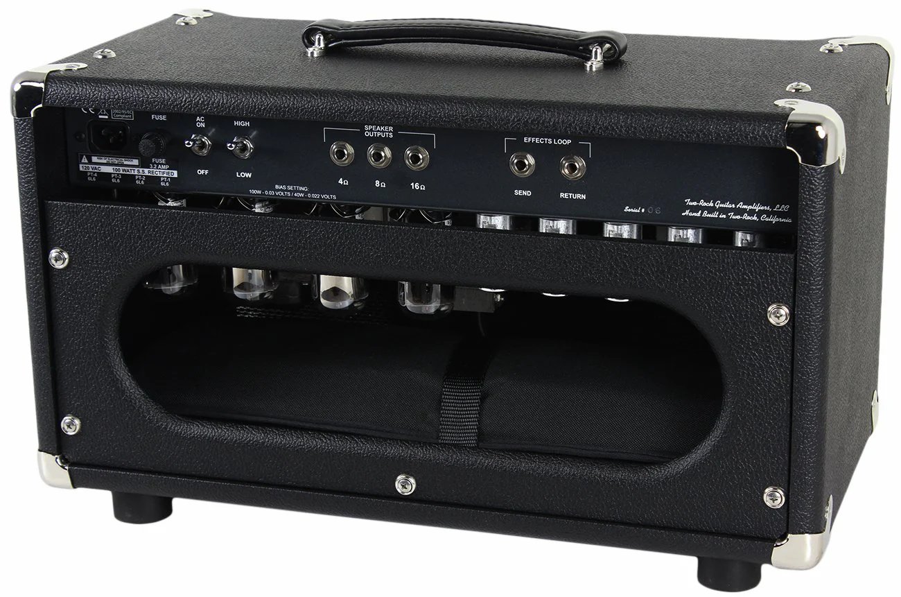 Two-Rock Traditional Clean 100/50 Head, 2x12 Cab, Black, Sparkle Matrix Grille - Image 3