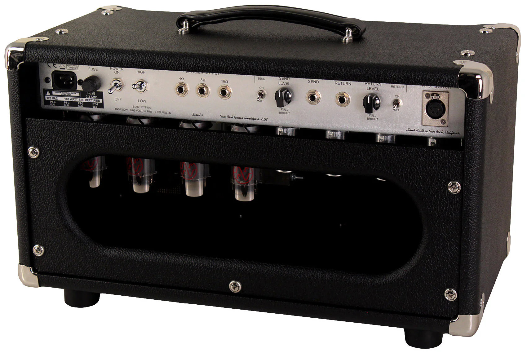 Two-Rock TS1 Tone Secret 100/50 Watt Head, 2x12 Cab, Black - Image 2