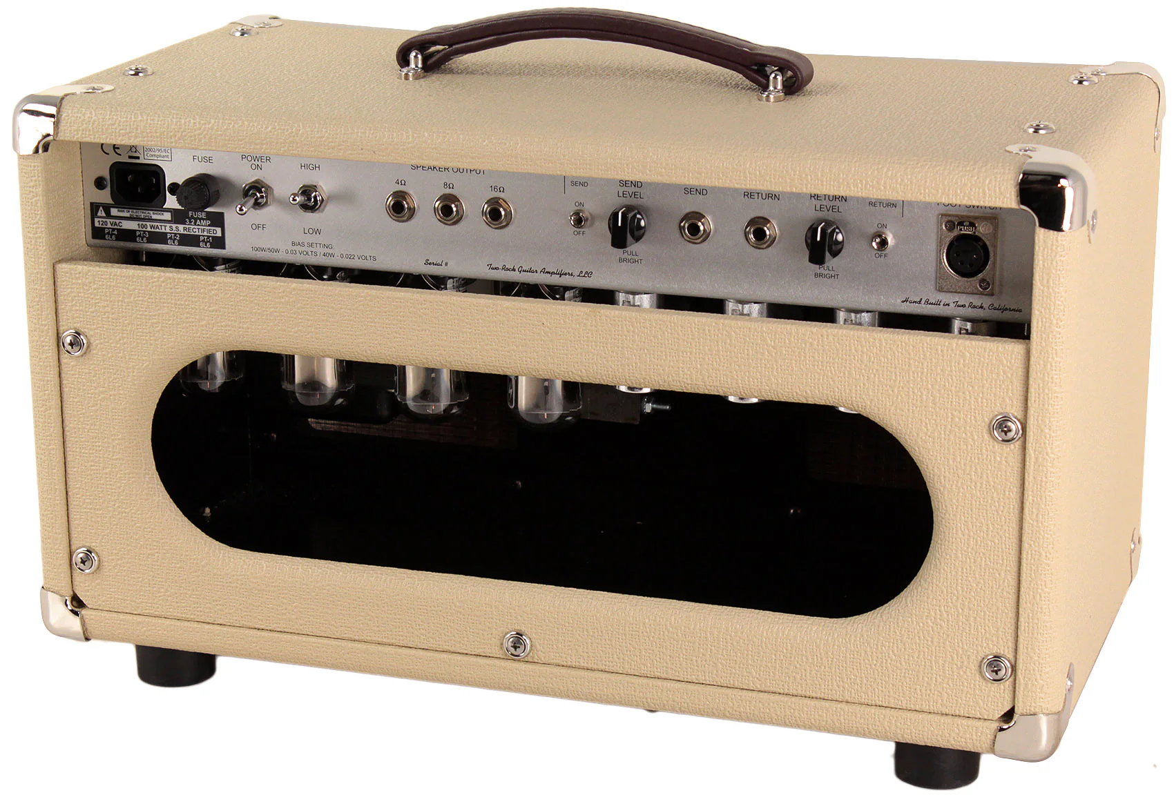 Two-Rock TS1 Tone Secret 100/50 Watt Head, 2x12 Cab, Blonde - Image 4