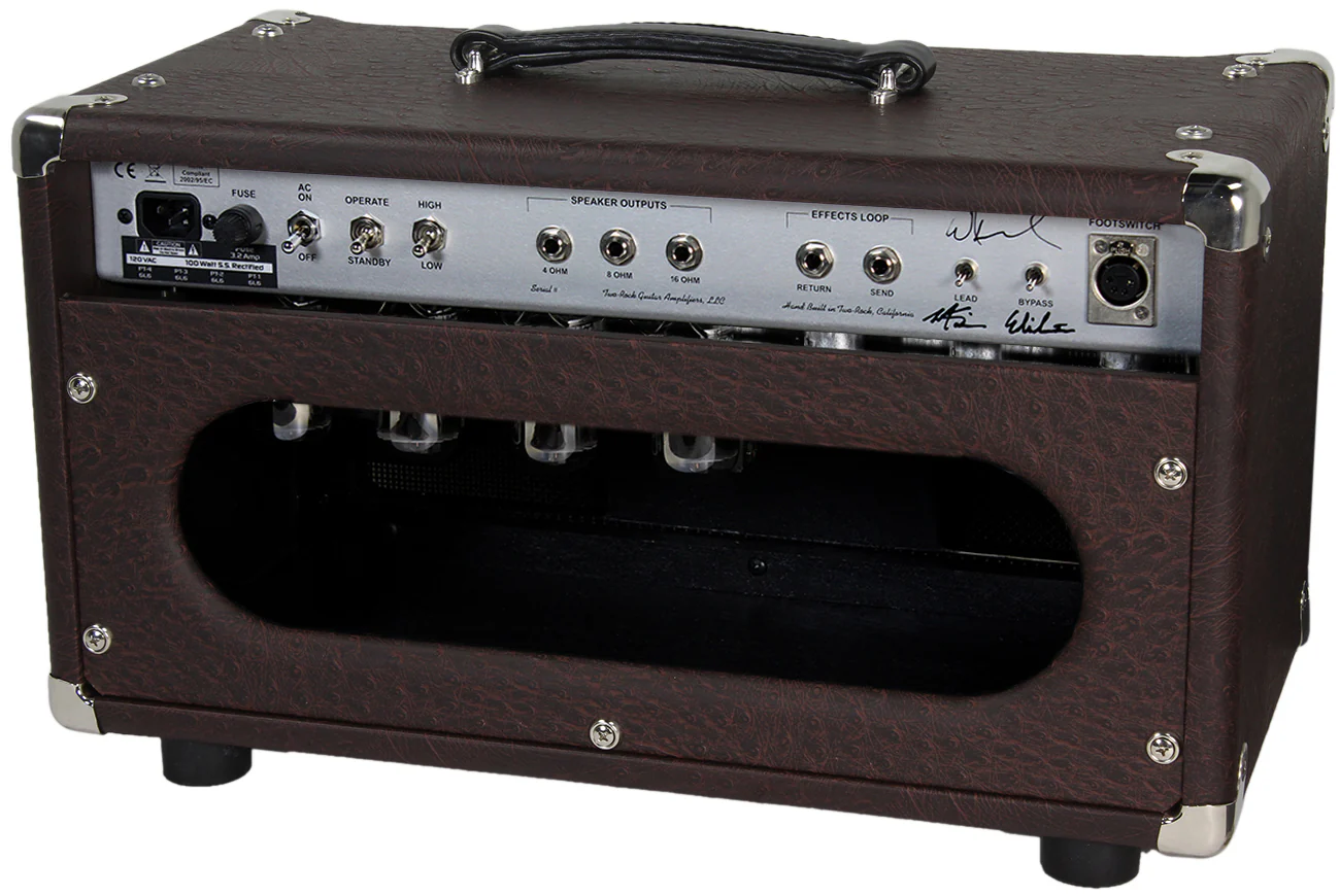 Two-Rock TS1 Tone Secret 100/50 Watt Head, Ostrich, Silverface - Image 2
