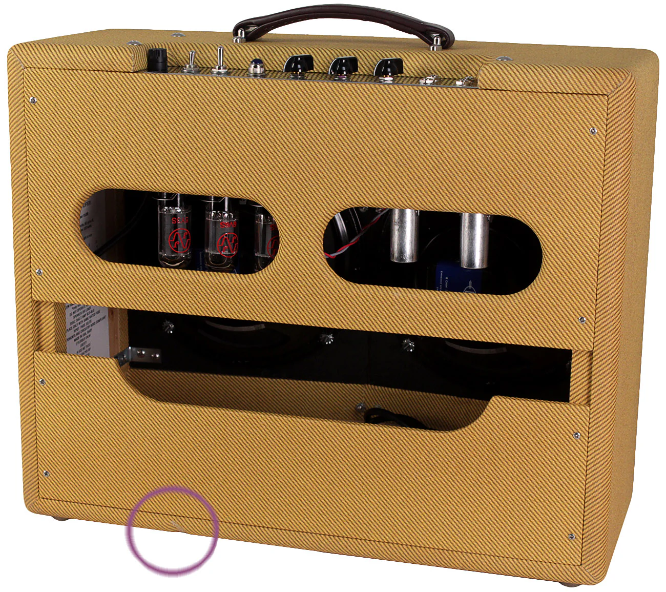 Victoria Amplifier 20210 2x10 Combo, V-Front, Half Power Switch - B-Stock - Image 2