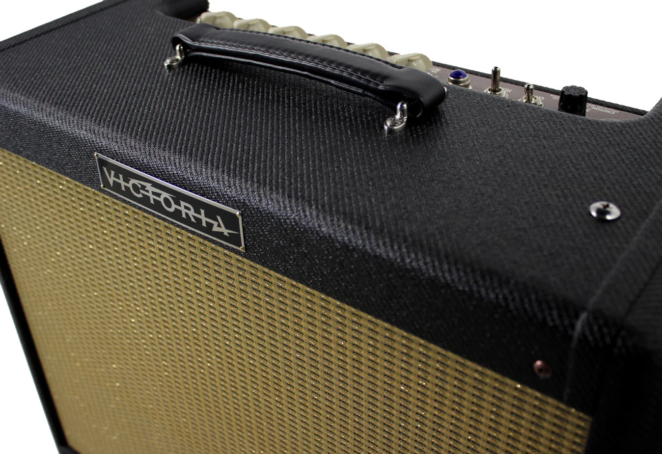 Victoria Amplifier Trem d'la Trem 1x12 Combo, Black Tweed - Image 4