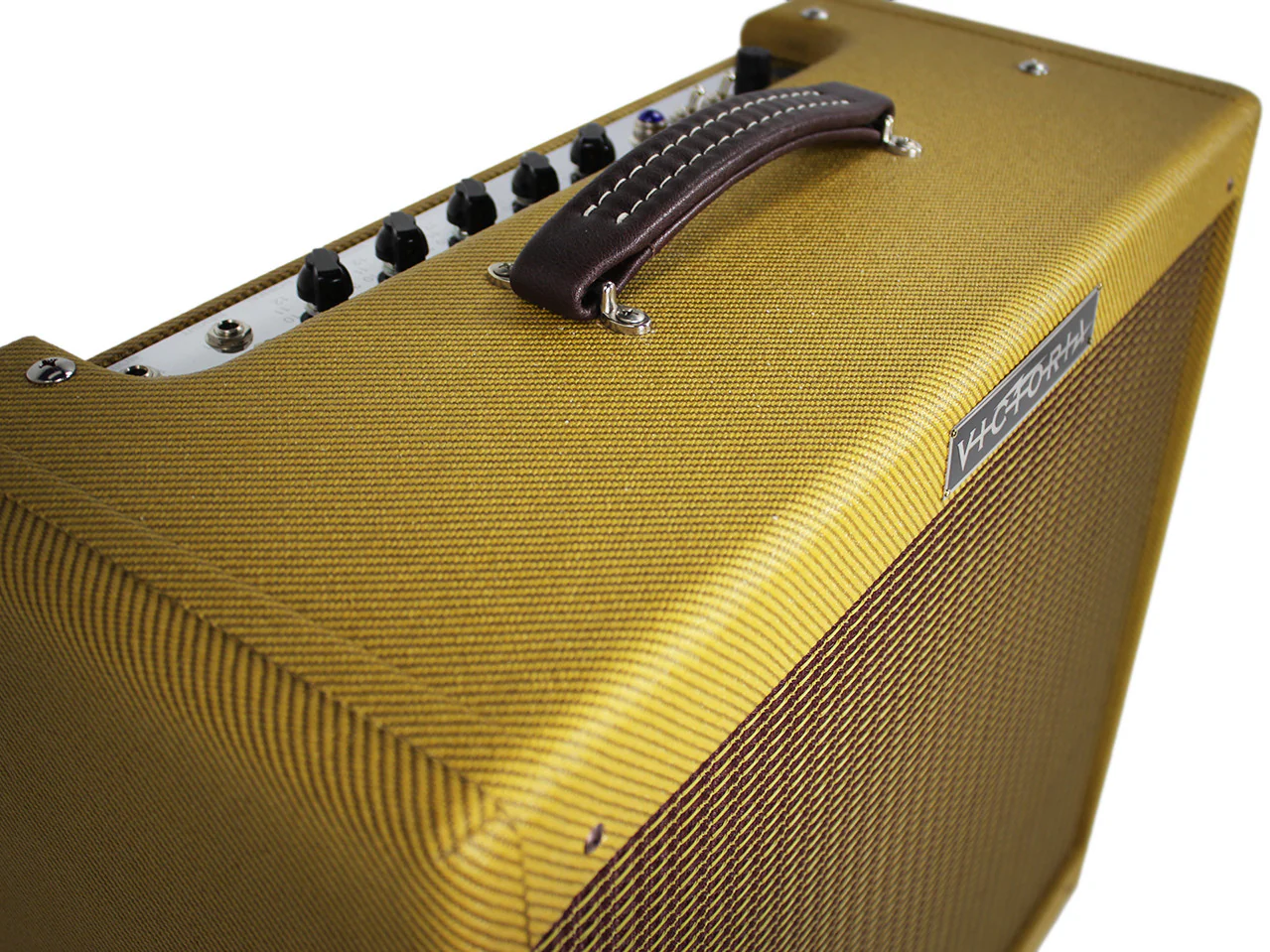 Victoria Amplifier Trem d'la Trem 1x12 Combo, Tweed - Image 4