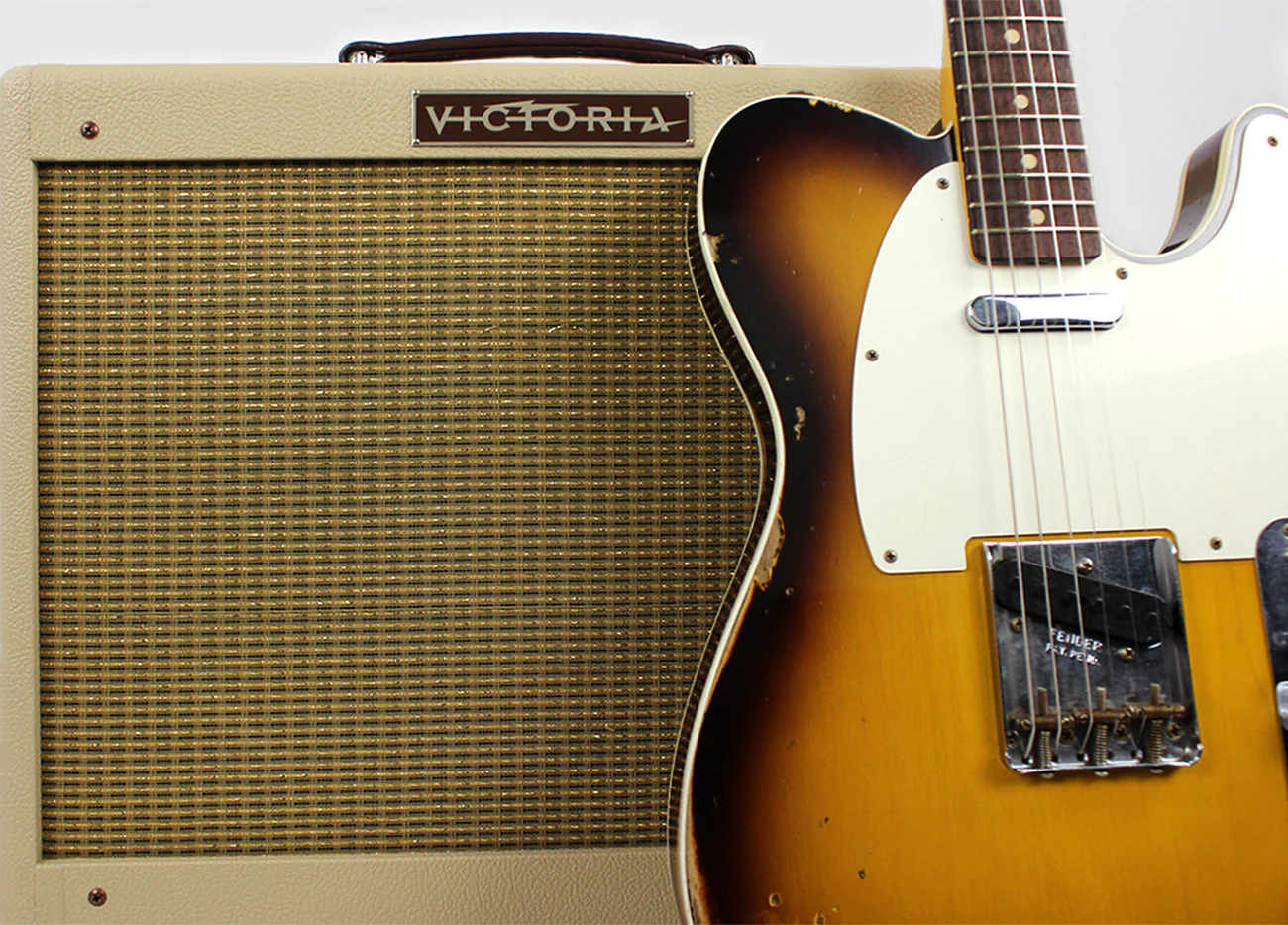 Victoria Amplifier 20112 1x12 Combo, Blonde, Half Power Switch - Image 5