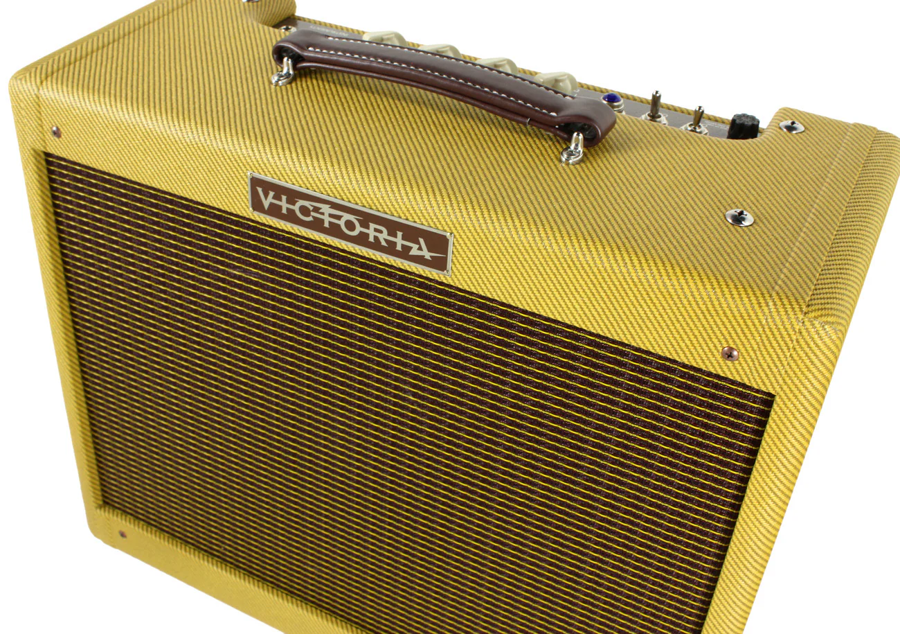Victoria Amplifier Vicky Vibe Jr. 1x12 Combo, Tweed - Image 3