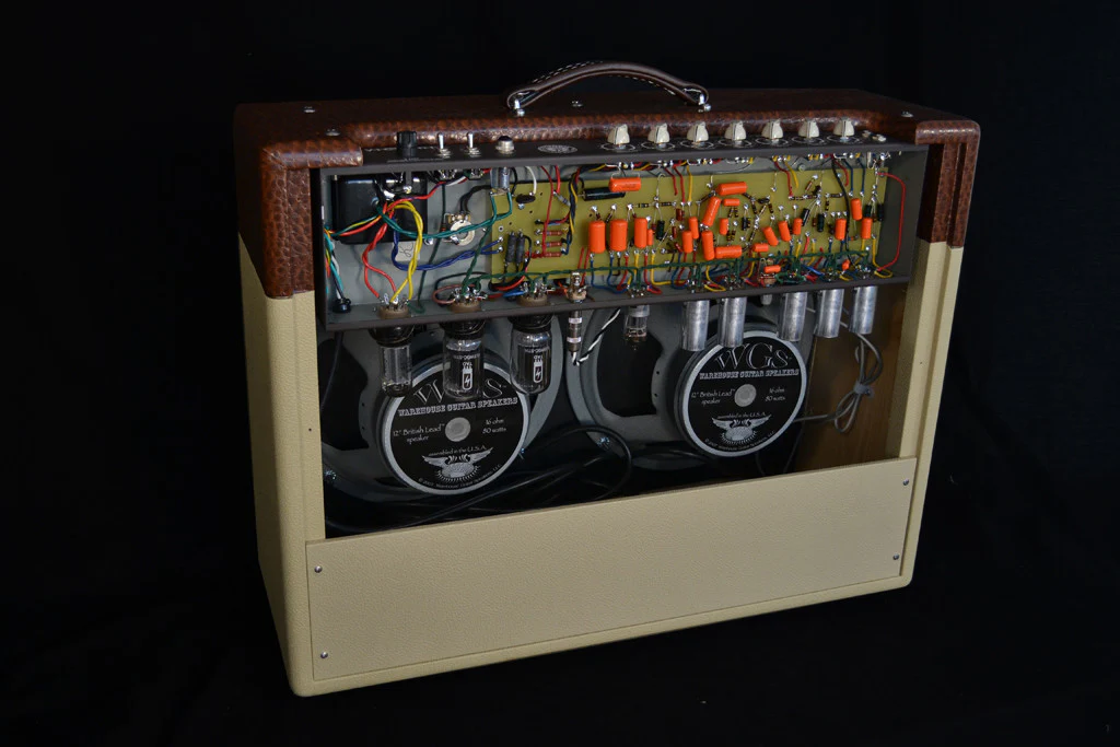 Victoria Amplifier Golden Melody 2x12 Combo, Half Power Switch - Image 5