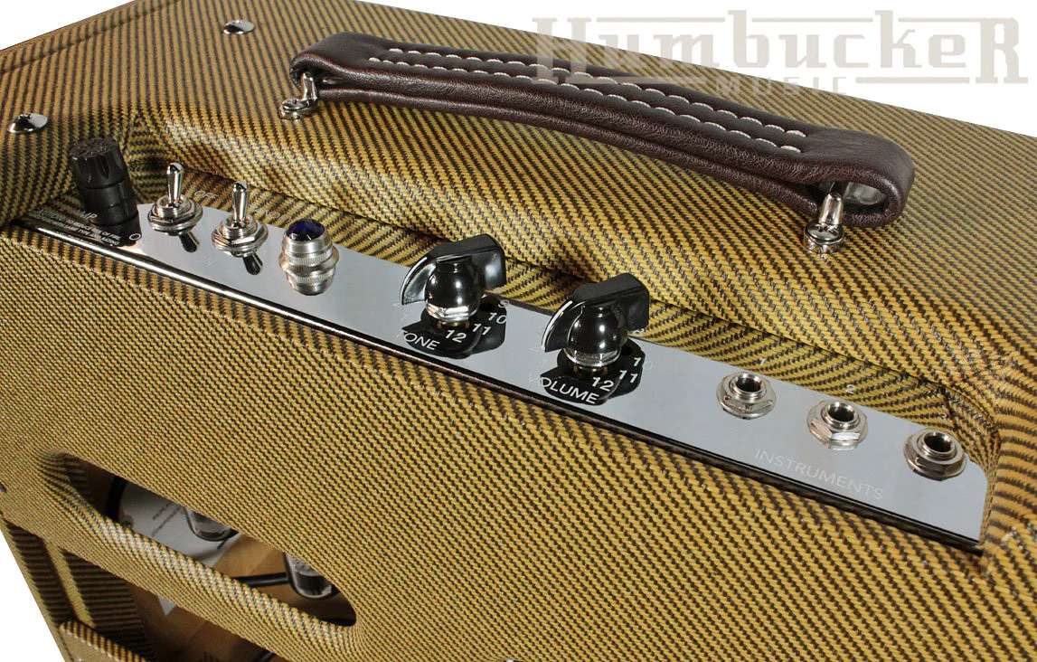 Victoria Amplifier Ivy League 1x12 Combo, Tweed, Half Power Switch - Image 4