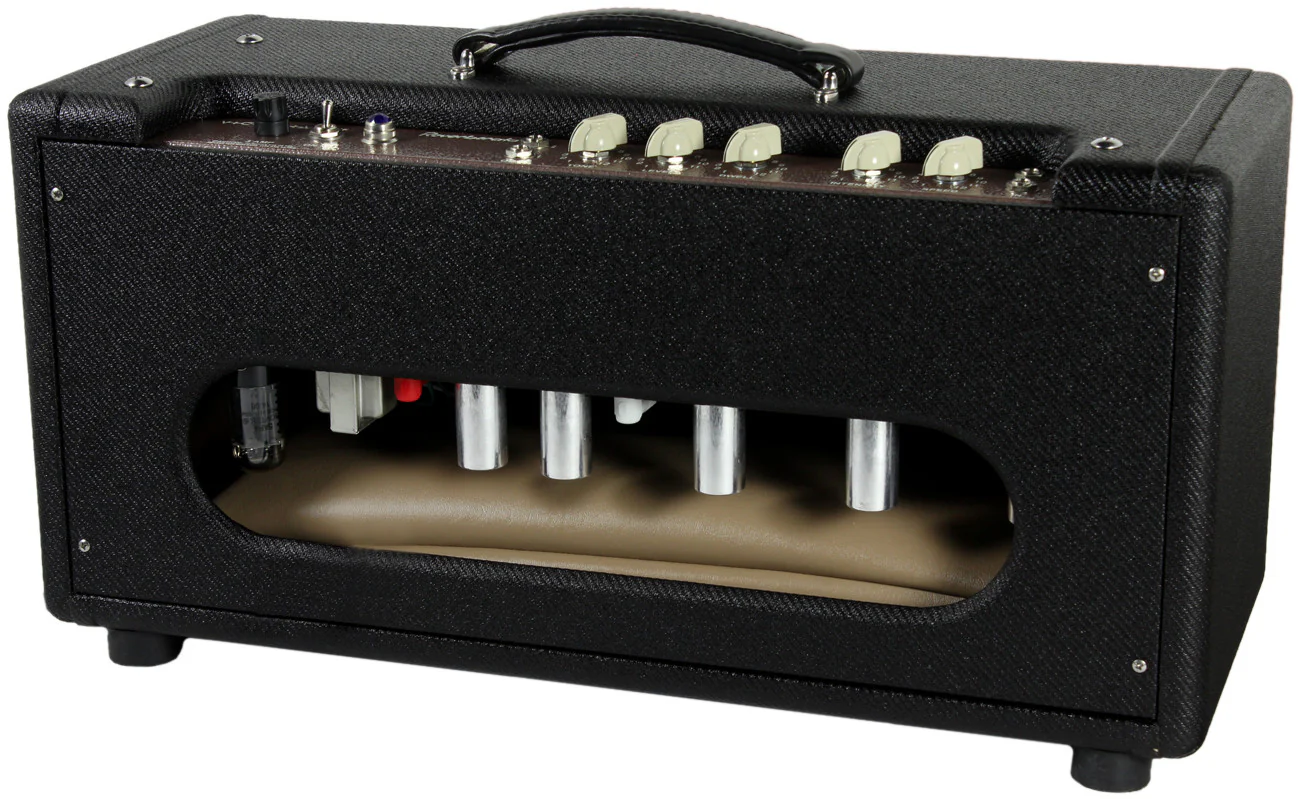 Victoria Amplifier Reverberato, Black Lacquered Tweed - Image 2