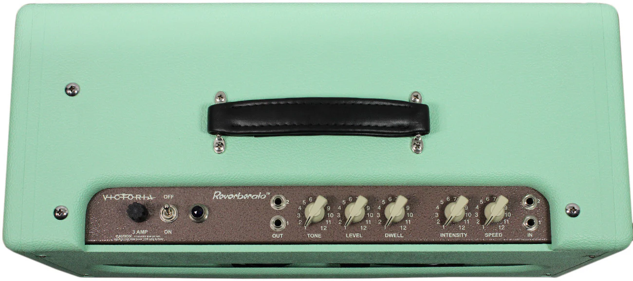 Victoria Amplifier Reverberato, Surf Green - Image 5
